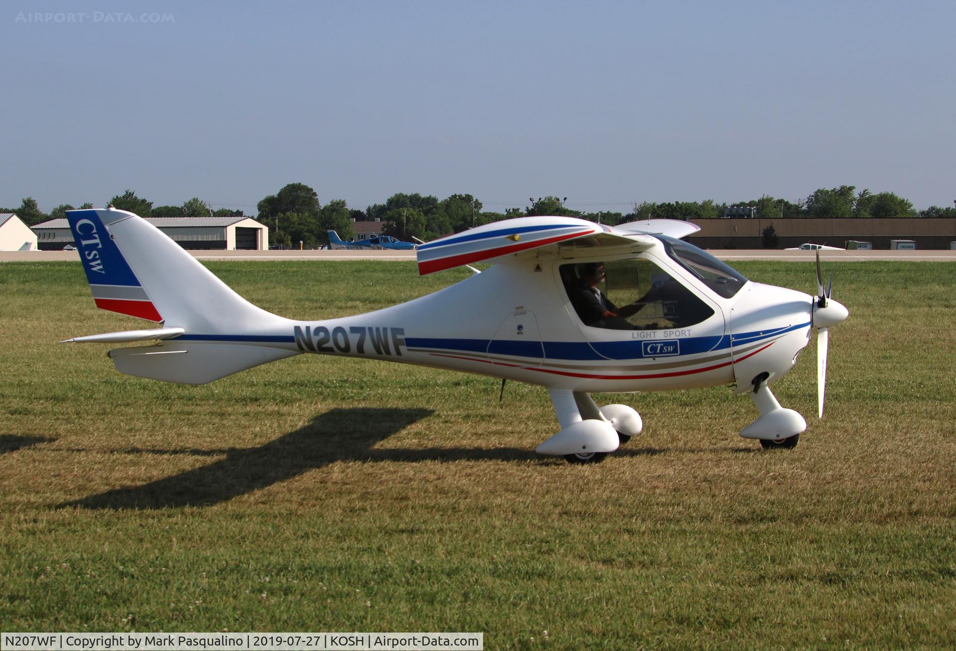 N207WF, 2007 Flight Design CTSW C/N 07-02-08, Flight Design CTSW