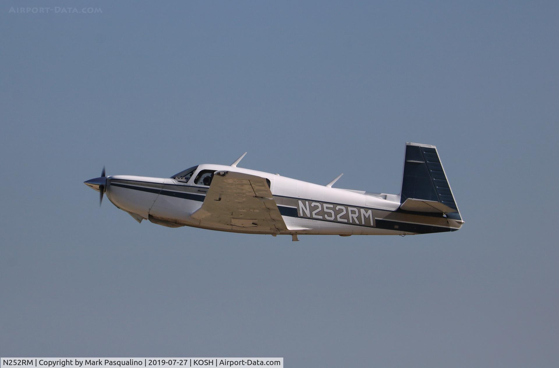 N252RM, 1986 Mooney M20K C/N 25-1061, Mooney M20K