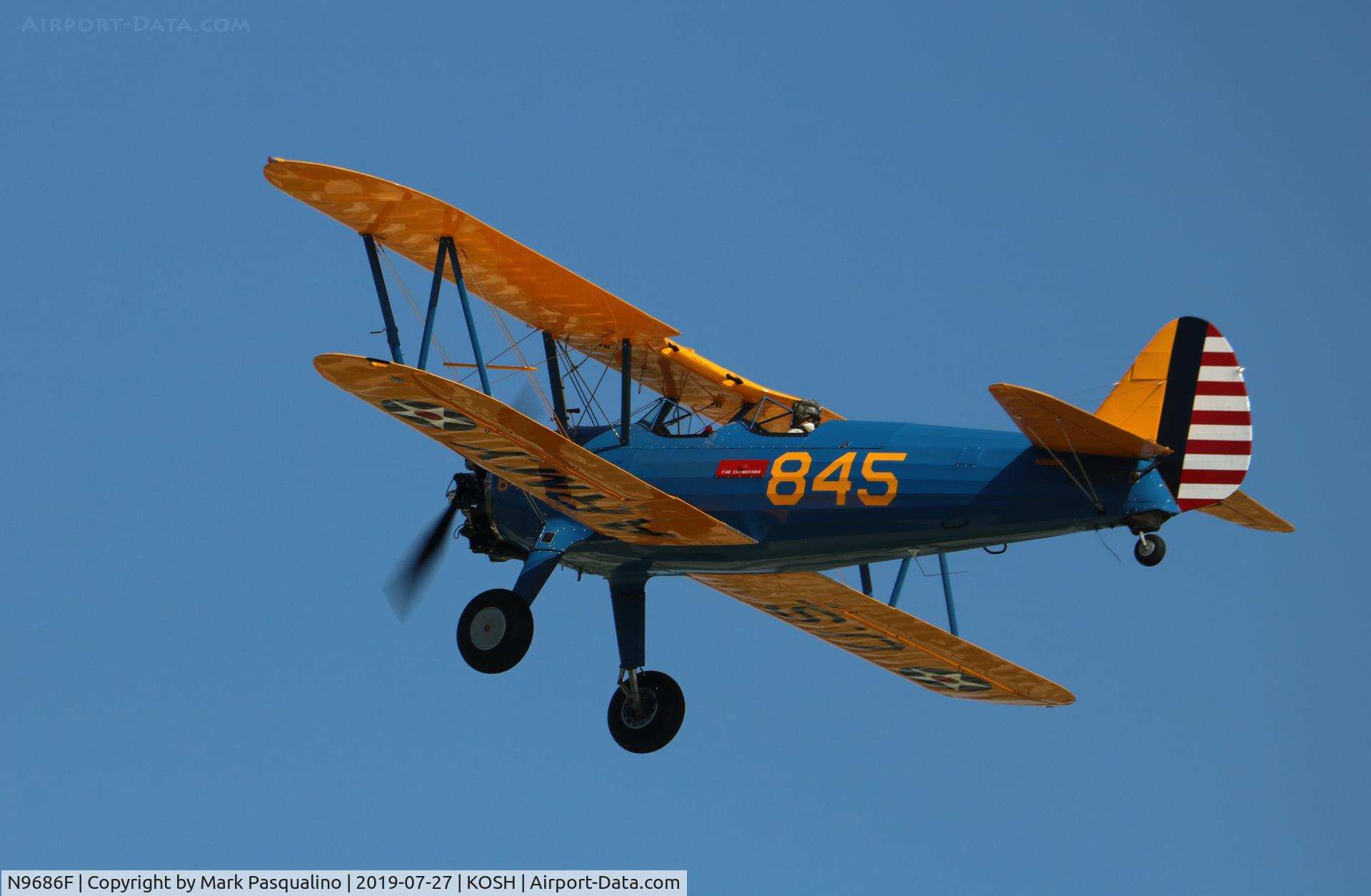 N9686F, 1941 Boeing PT-17 Kaydet (A75N1) C/N 75-677, Stearman