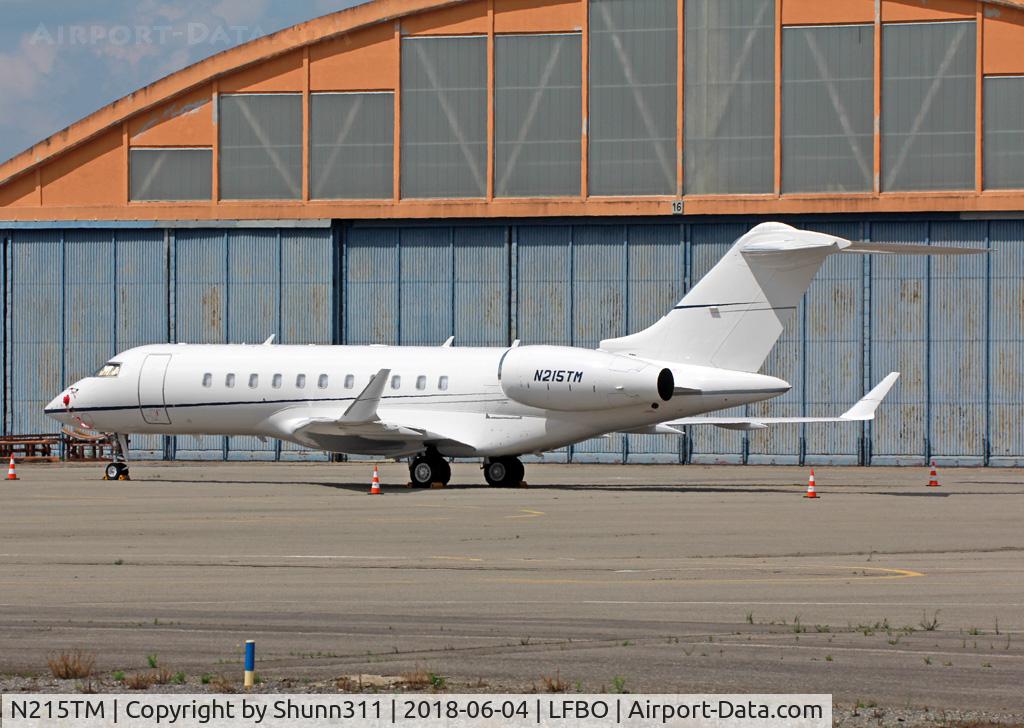 N215TM, 2016 Bombardier BD-700-1A11 Global 5000 C/N 9719, Parked at the General Aviation area...