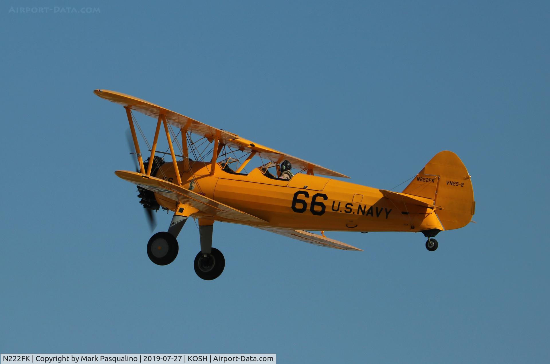 N222FK, 1943 Boeing A75 C/N 75-4559, Stearman