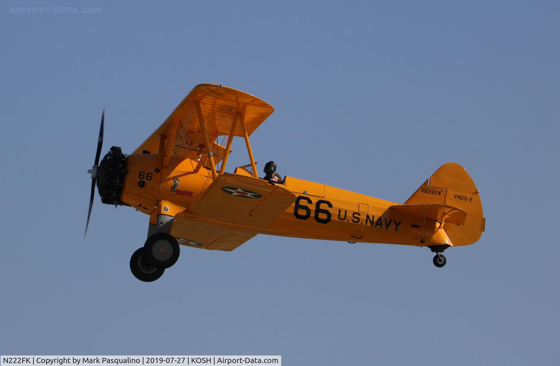 N222FK, 1943 Boeing A75 C/N 75-4559, Stearman