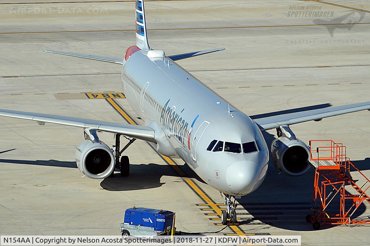 N154AA, 2016 Airbus A321-231 C/N 6928, Ramped at the DFW F Pad. Future site for Terminal F.