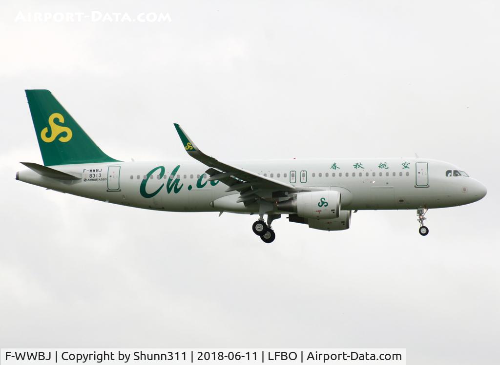 F-WWBJ, 2018 Airbus A320-214 C/N 8313, C/n 8313 - To be B-300Y
