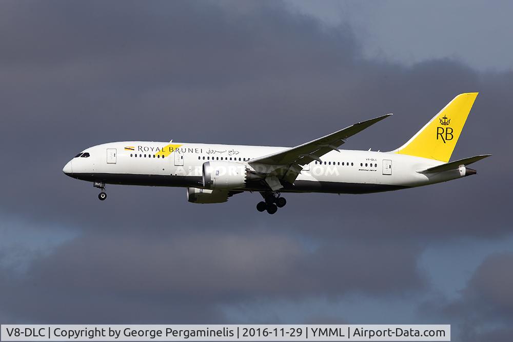 V8-DLC, 2014 Boeing 787-8 Dreamliner C/N 34789, On final for runway 16.