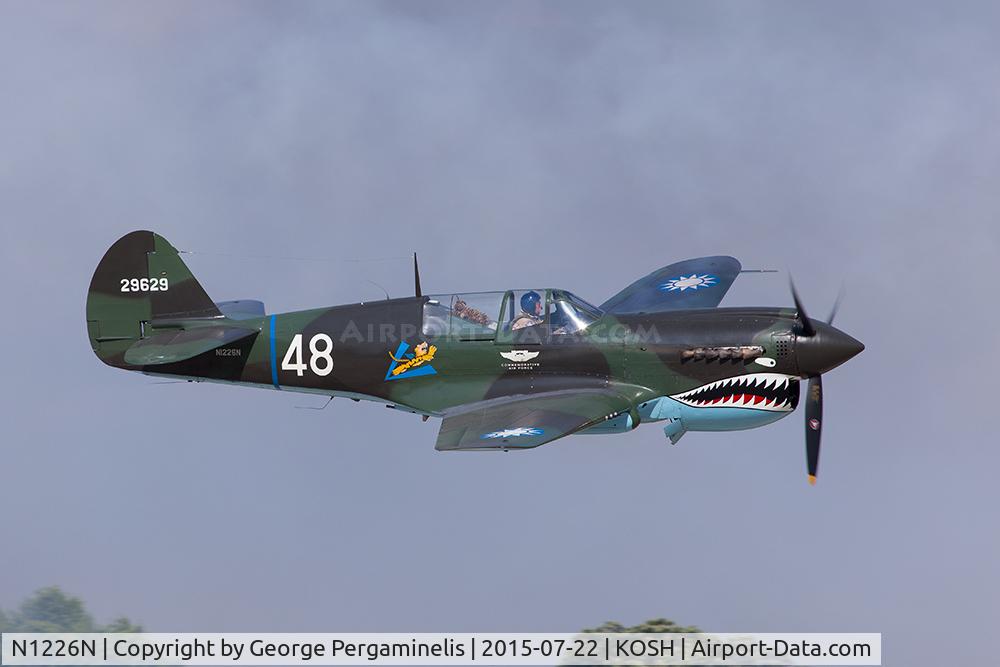N1226N, Curtiss P-40N Warhawk C/N 29629, Participating in the daily airshow.