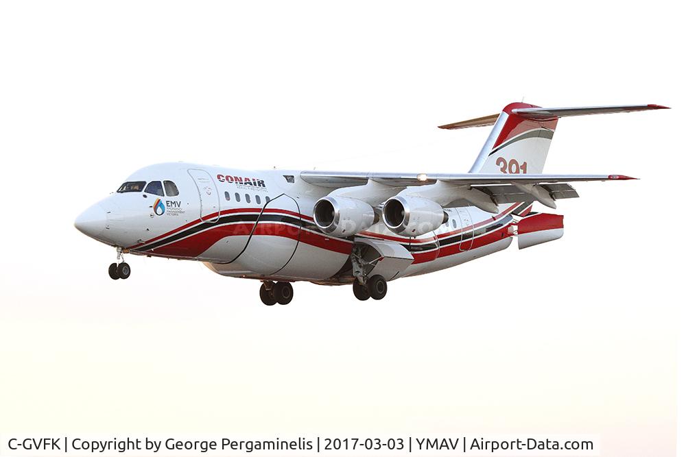 C-GVFK, 1995 British Aerospace Avro 146-RJ85 C/N E.2268, Australian International Air Show.