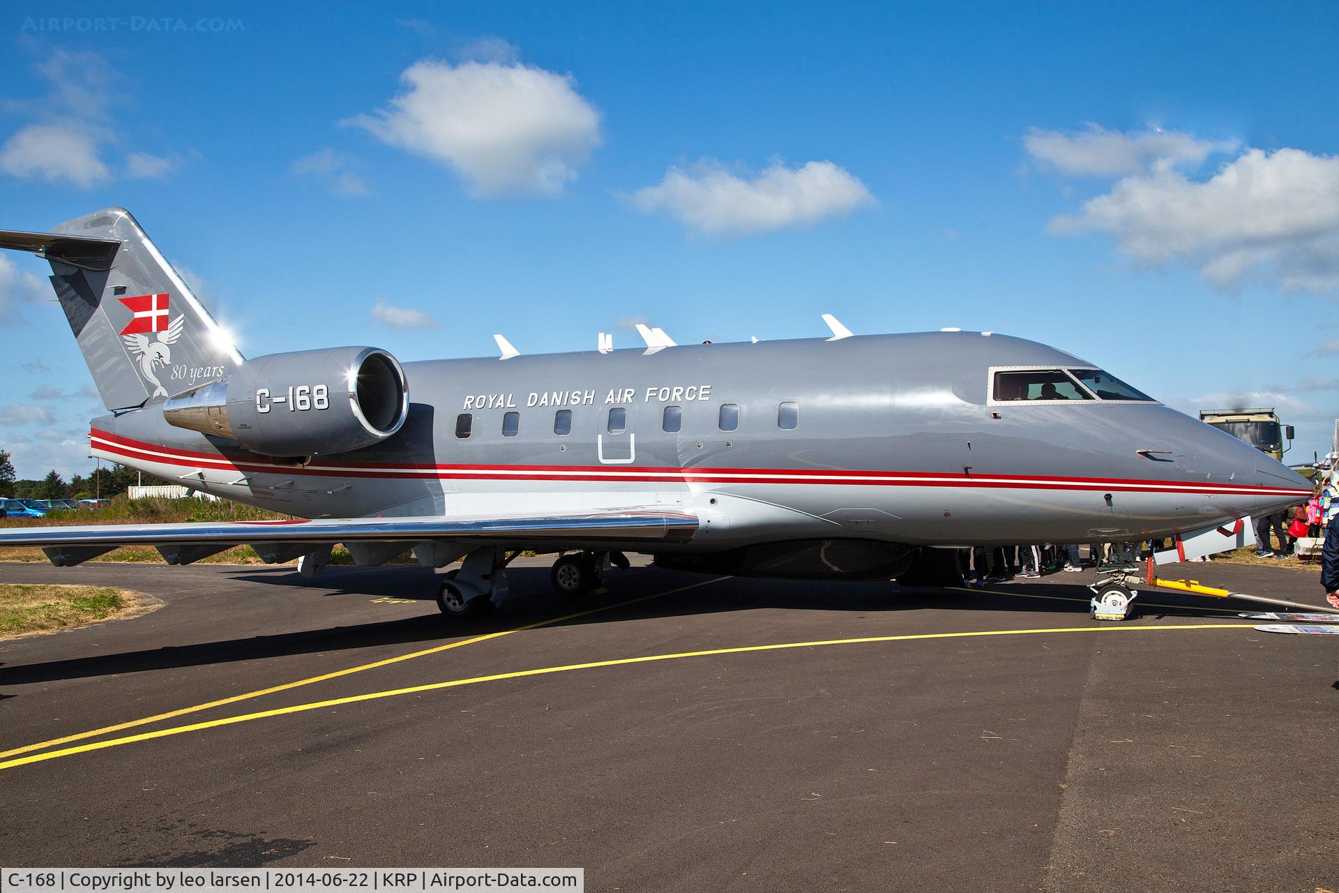 C-168, 2000 Bombardier Challenger 604 (CL-600-2B16) C/N 5468, Karup Air Show 22.6.2014