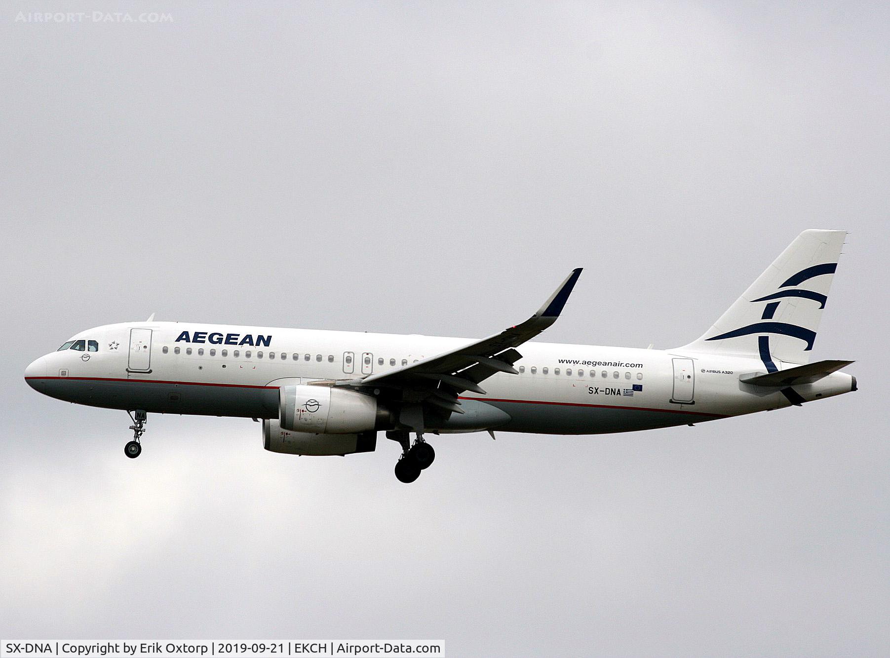 SX-DNA, 2015 Airbus A320-232 C/N 6655, SX-DNA landing rw 22L