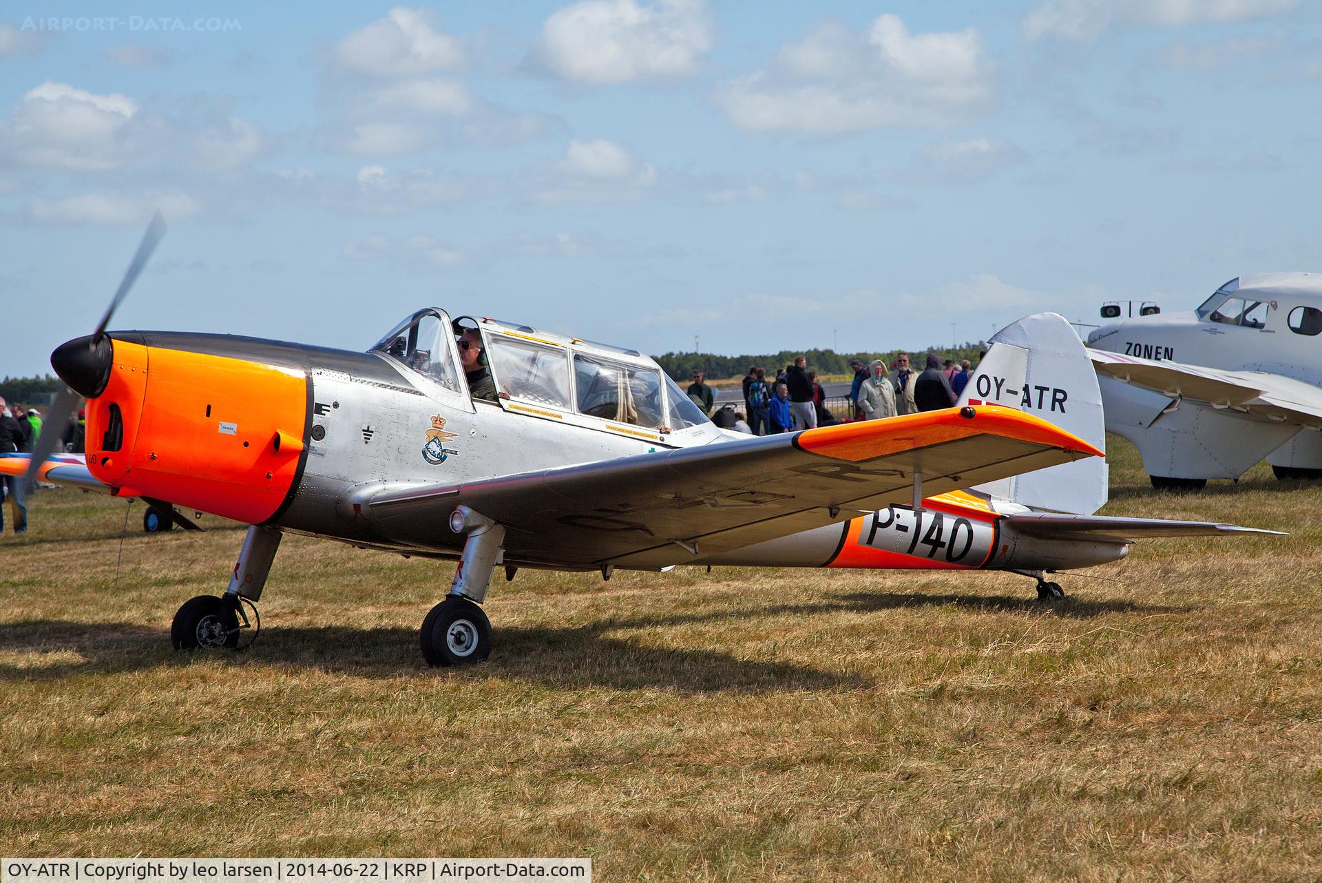 OY-ATR, 1953 De Havilland DHC-1 Chipmunk 22 C/N C1/0802, Karup Air Show 22.6.2014