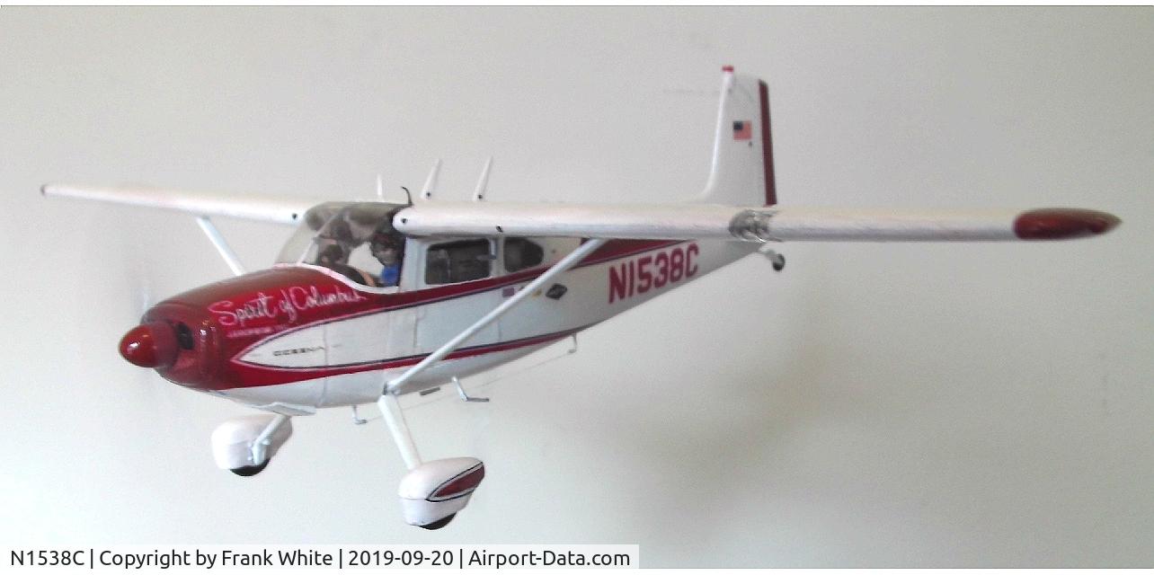 N1538C, 1953 Cessna 180 C/N 30238, 1/43rd scale model of the 