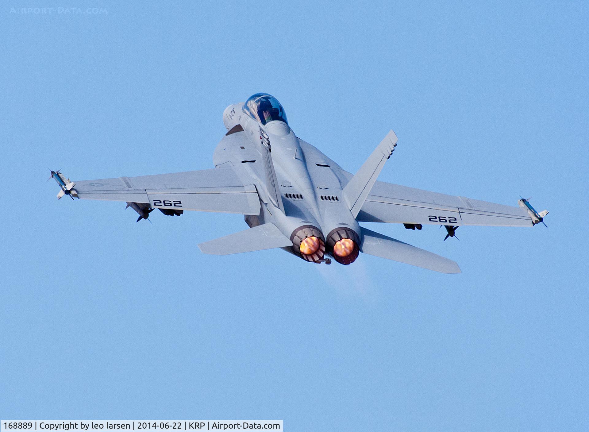168889, Boeing F/A-18F Super Hornet C/N F270, Karup Air Show 22.6.2014