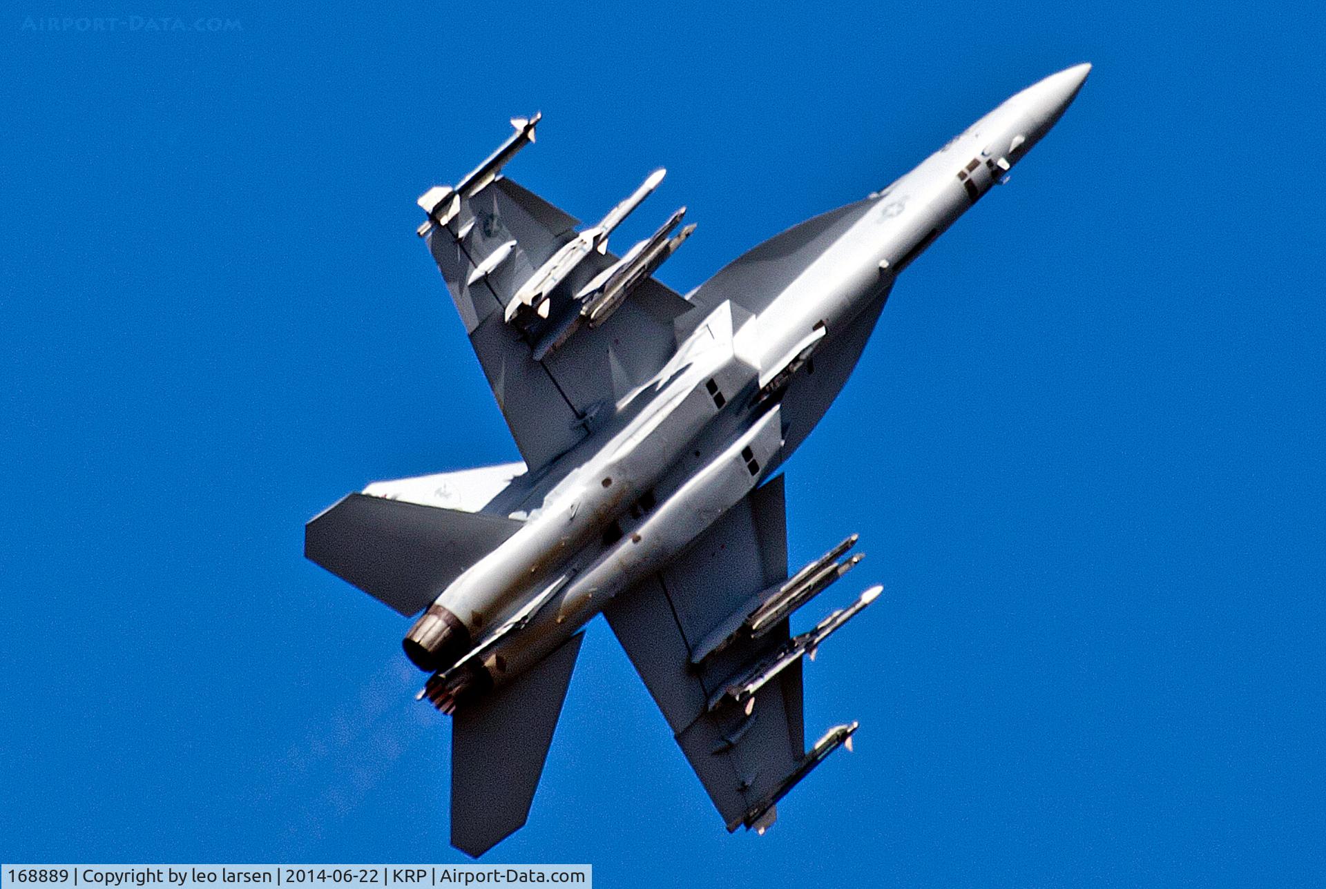 168889, Boeing F/A-18F Super Hornet C/N F270, Karup Air Show 22.6.2014