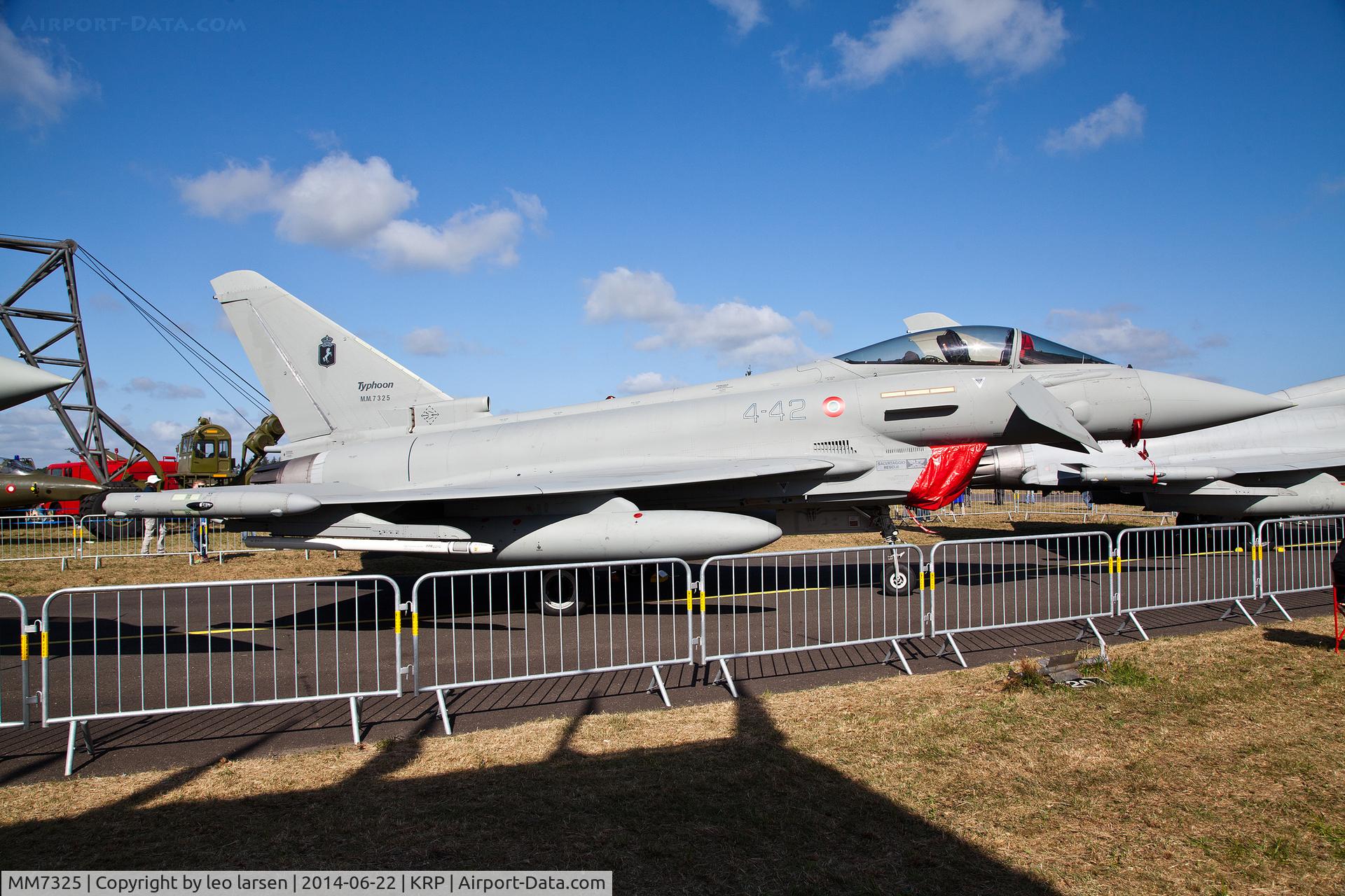 MM7325, Eurofighter EF-2000 Typhoon S C/N IS057, Karup Air Show 22.6.2014