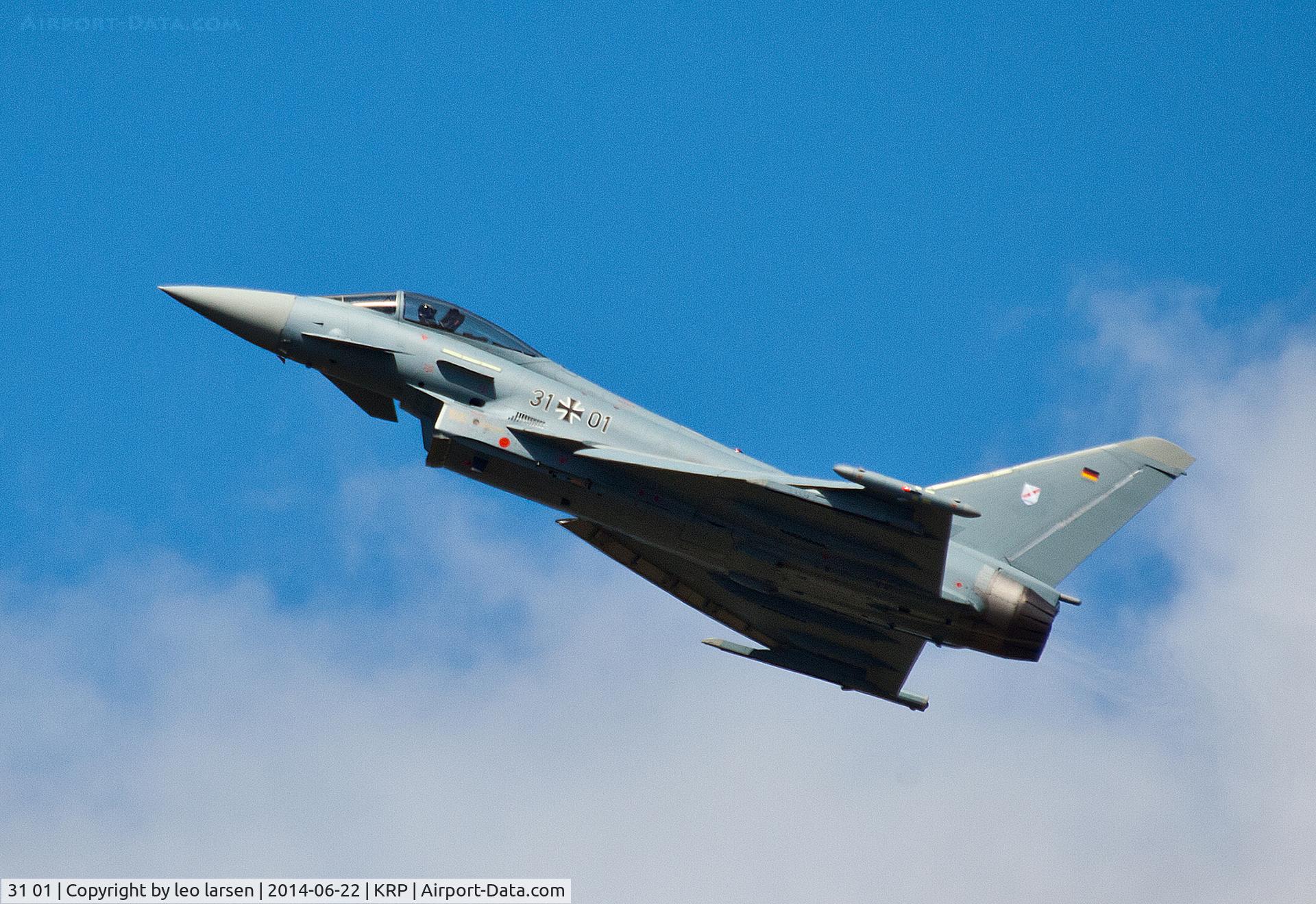 31 01, Eurofighter EF-2000 Typhoon S C/N GS078, Karup Air Show 22.6.2014