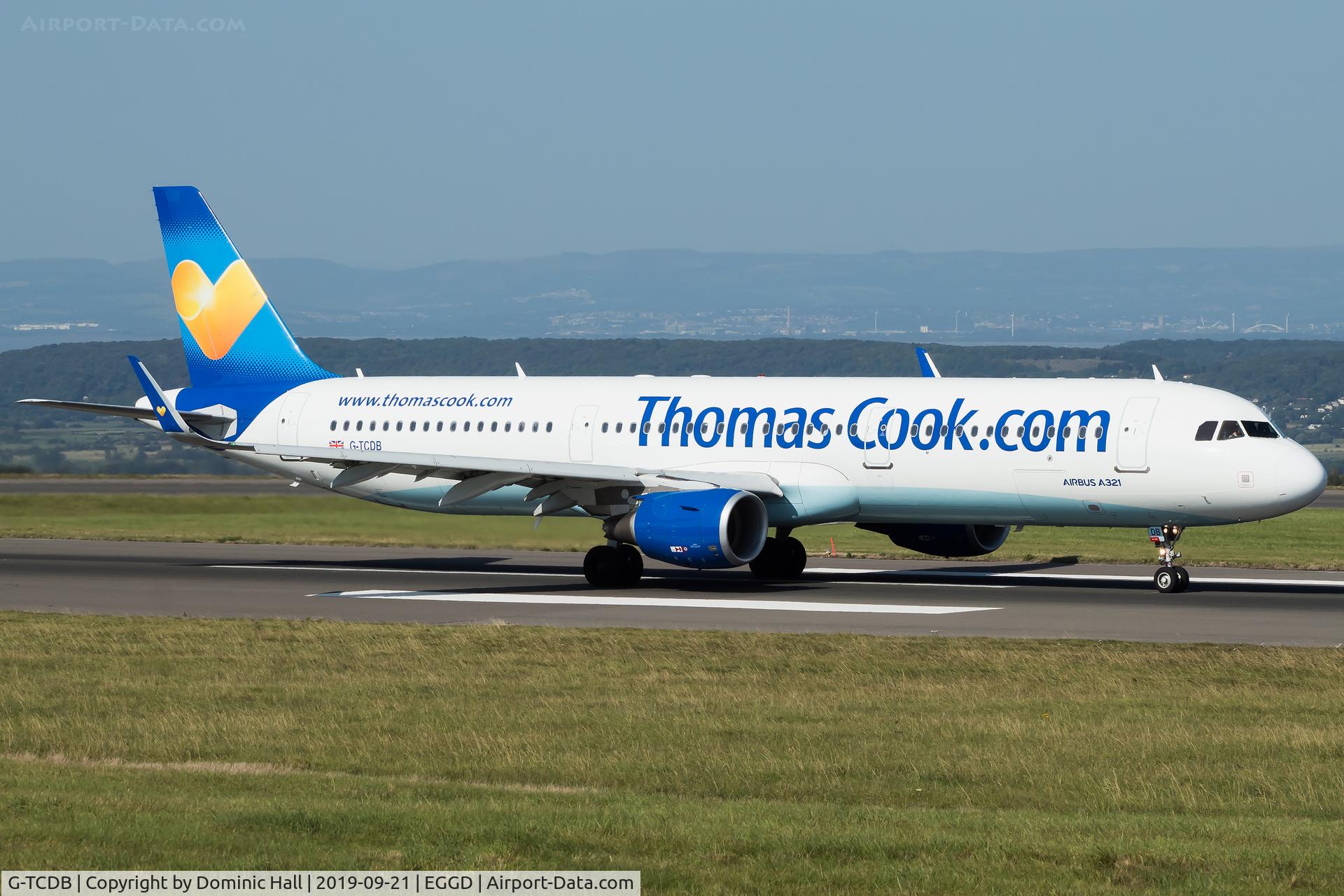 G-TCDB, 2013 Airbus A321-211 C/N 5603, Departing RWY 09