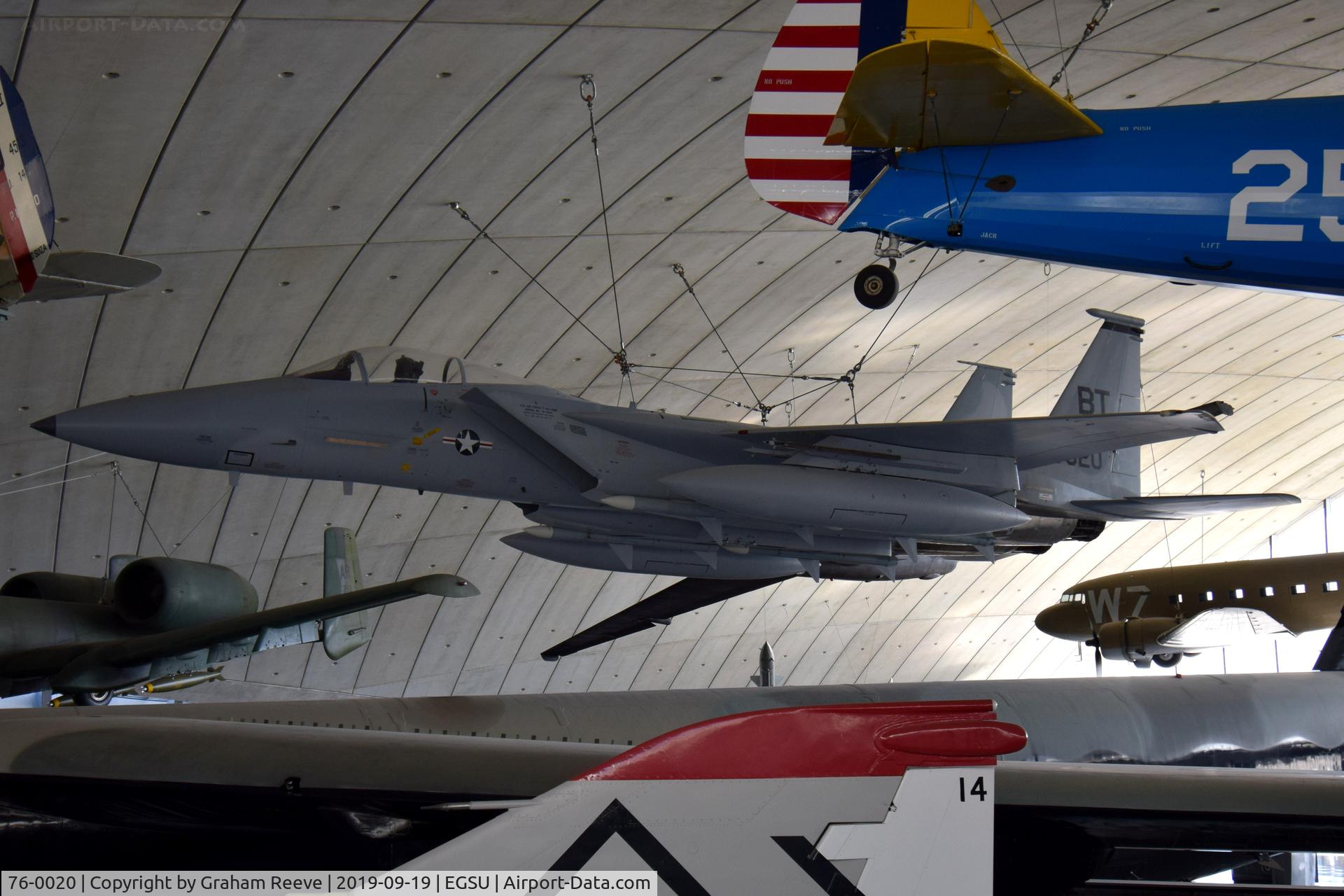 76-0020, 1976 McDonnell Douglas F-15A Eagle C/N 0199/A172, On display at the IWM, Duxford.