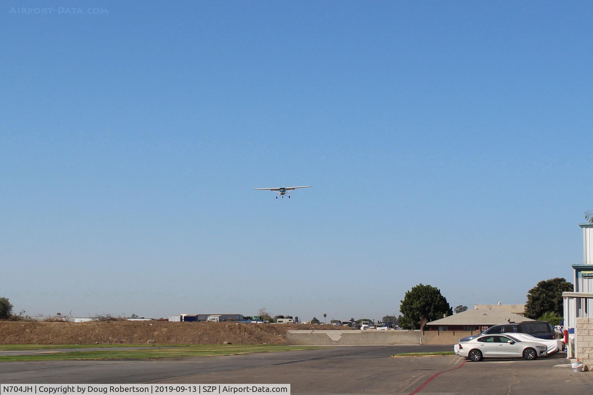 N704JH, 1976 Cessna 150M C/N 15078644, 1976 Cessna 150M, Continental O-200 100 Hp, on final Rwy 04
