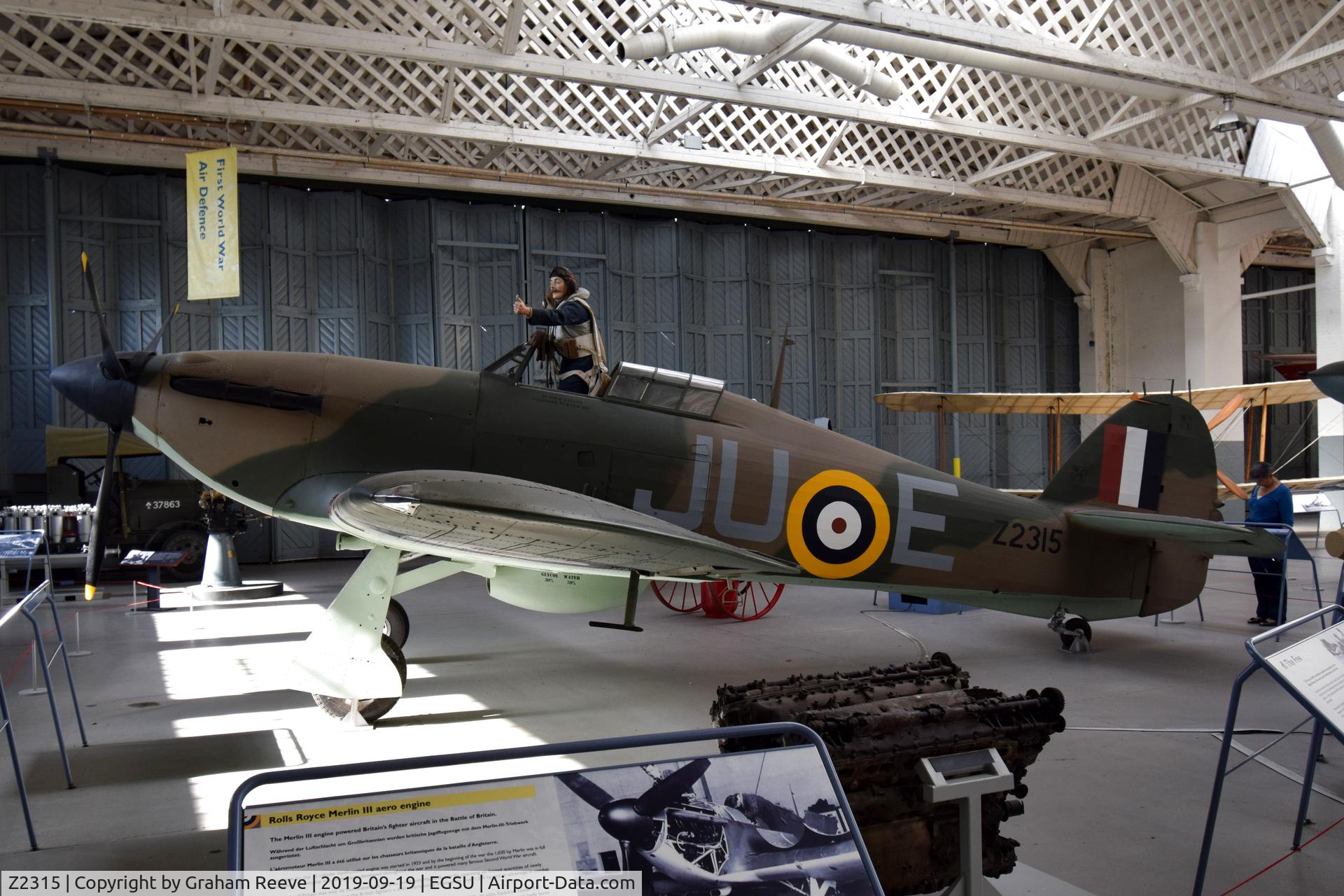 Z2315, Hawker Hurricane IIB C/N Not found Z2315, On display at the IWM, Duxford.