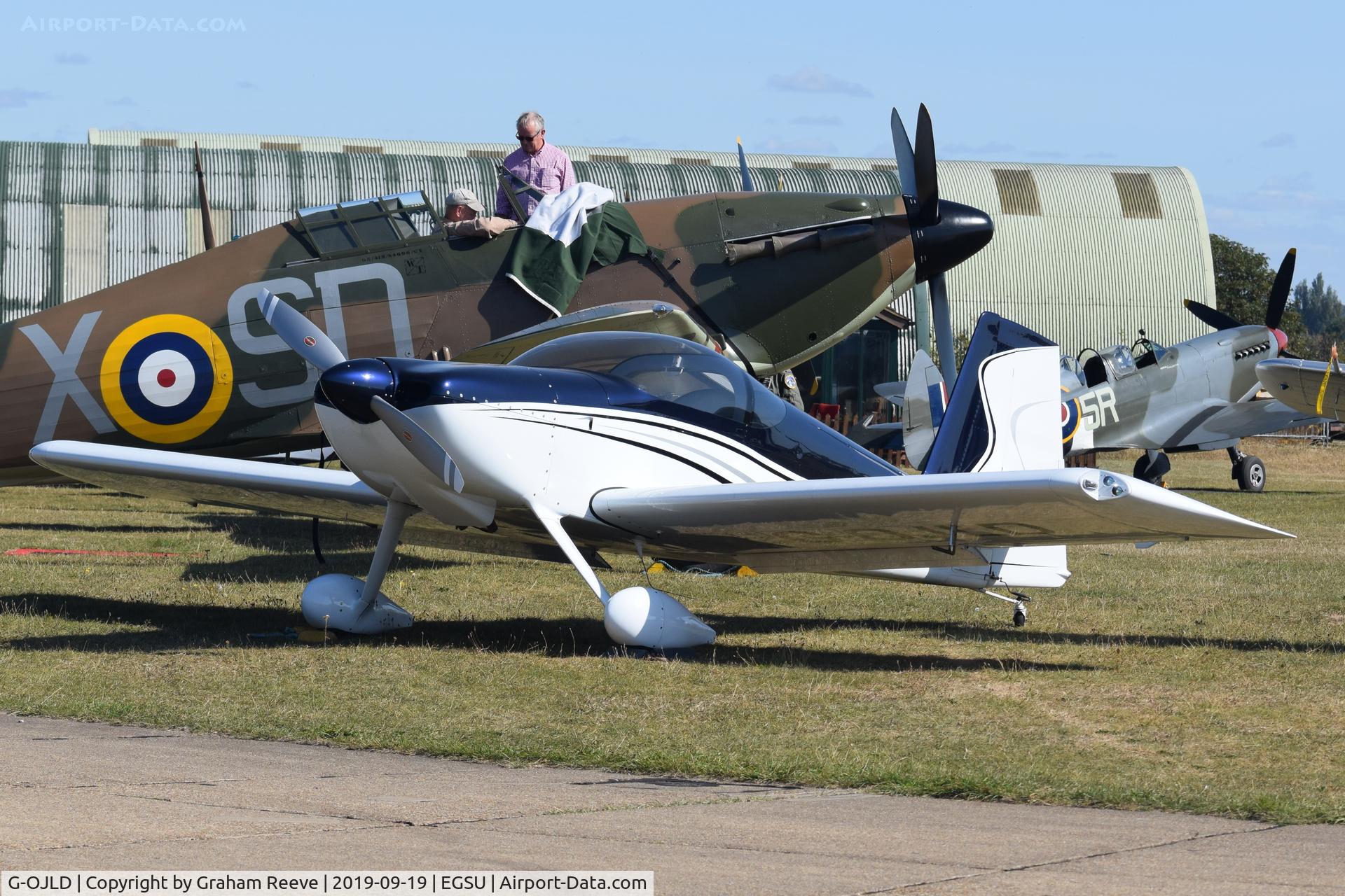 G-OJLD, 2015 Vans RV-7 C/N LAA 323-14946, Parked at Duxford.