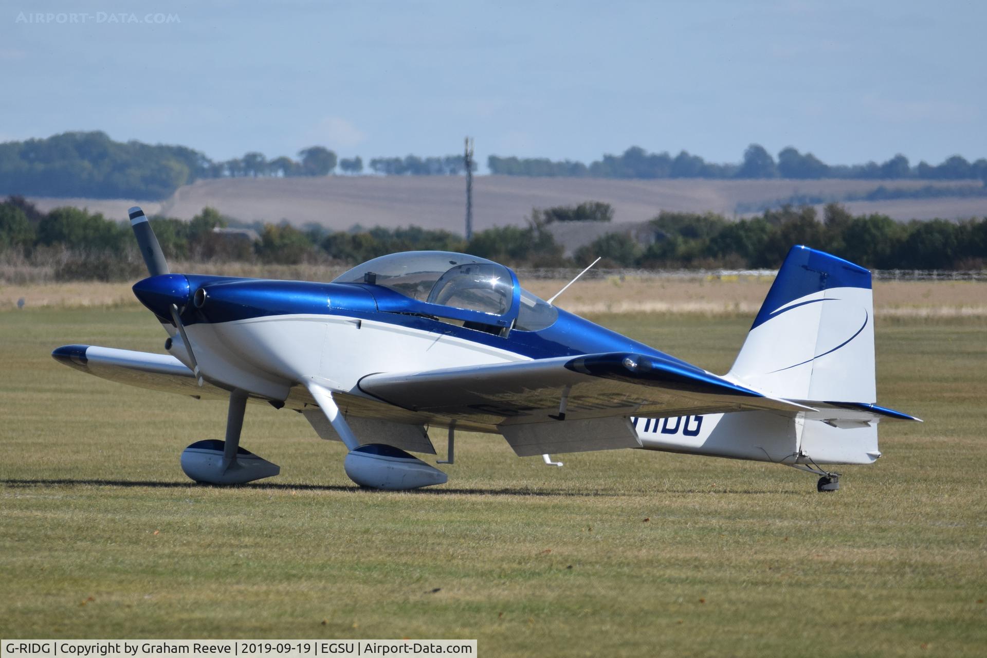 G-RIDG, 2006 Vans RV-7 C/N PFA 323-14449, Parked at Duxford.