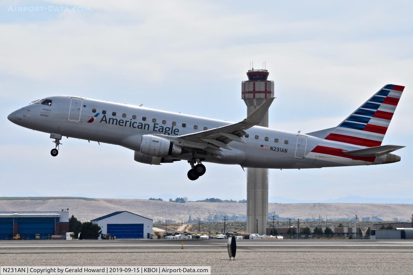 N231AN, 2016 Embraer 175LR (ERJ-170-200LR) C/N 17000554, Climb out from RWY 10L.