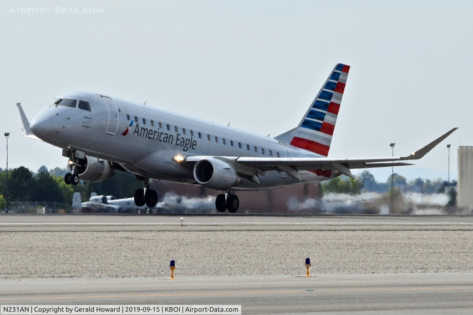 N231AN, 2016 Embraer 175LR (ERJ-170-200LR) C/N 17000554, Take off from RWY 10L.