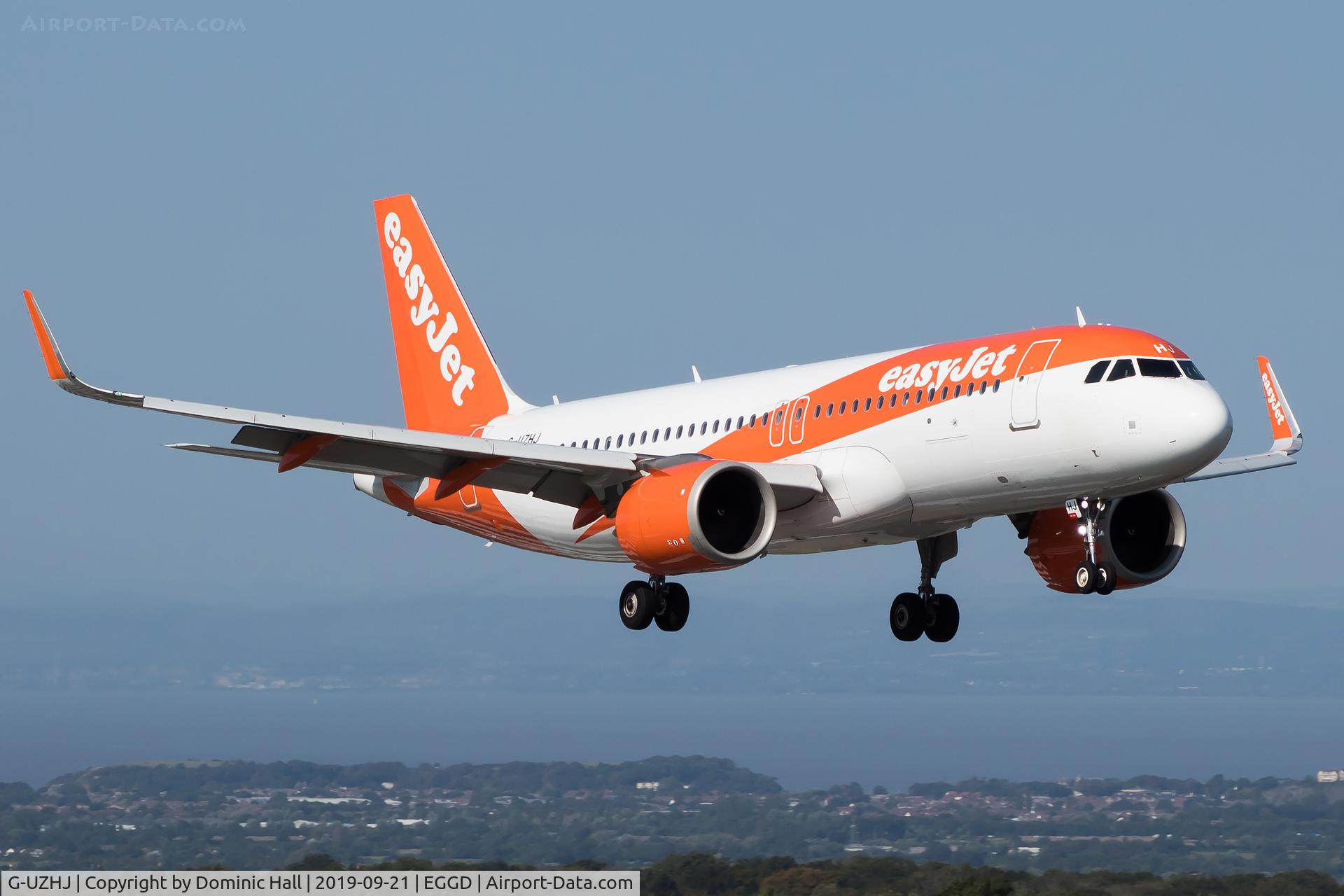 G-UZHJ, 2018 Airbus A320-251N C/N 8338, Landing RWY 09
