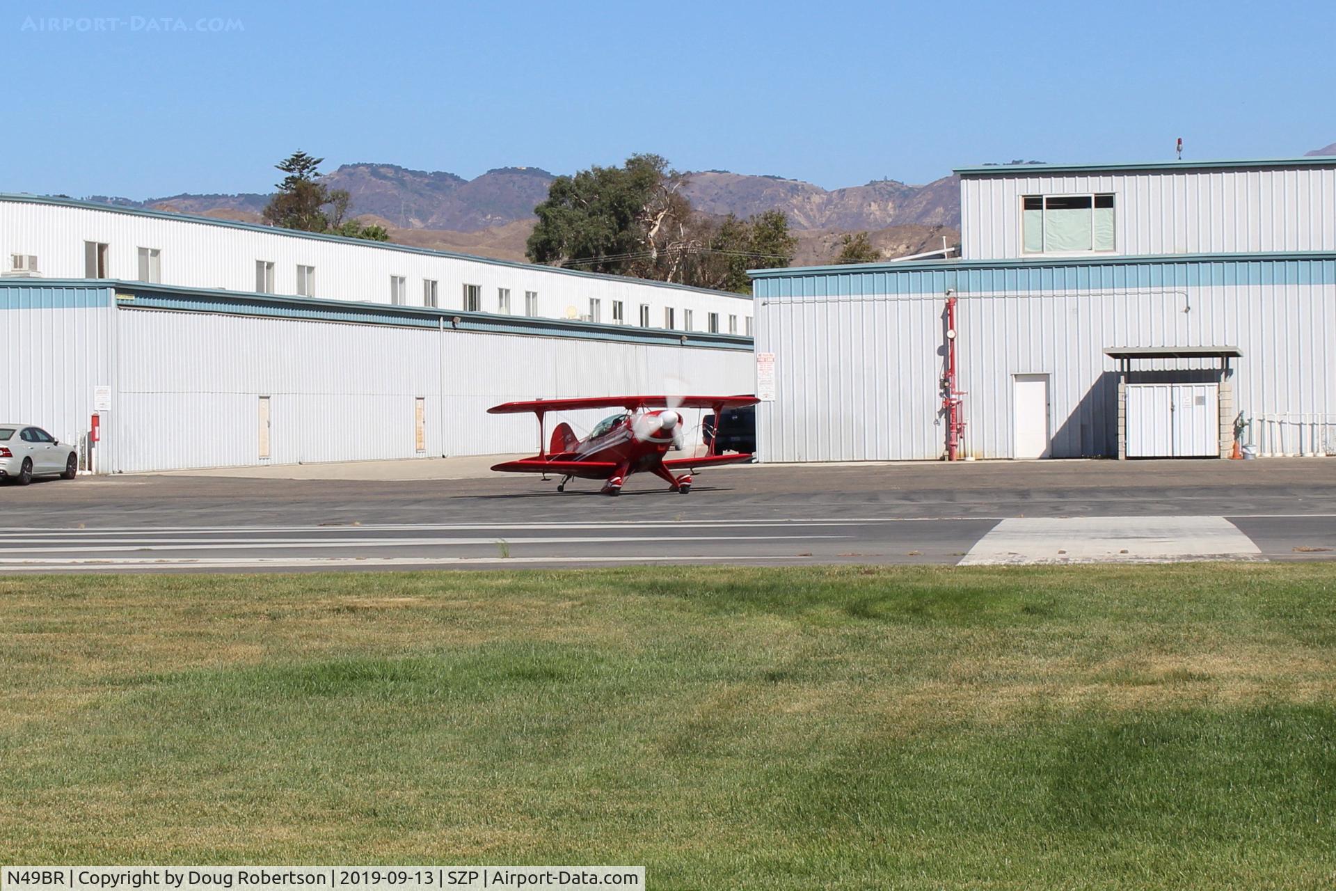 N49BR, Pitts S-2A Special C/N 2212, 1983 Aerotek PITTS S-2A SPECIAL, Lycoming AEIO-360 180 Hp, holding short Rwy 04