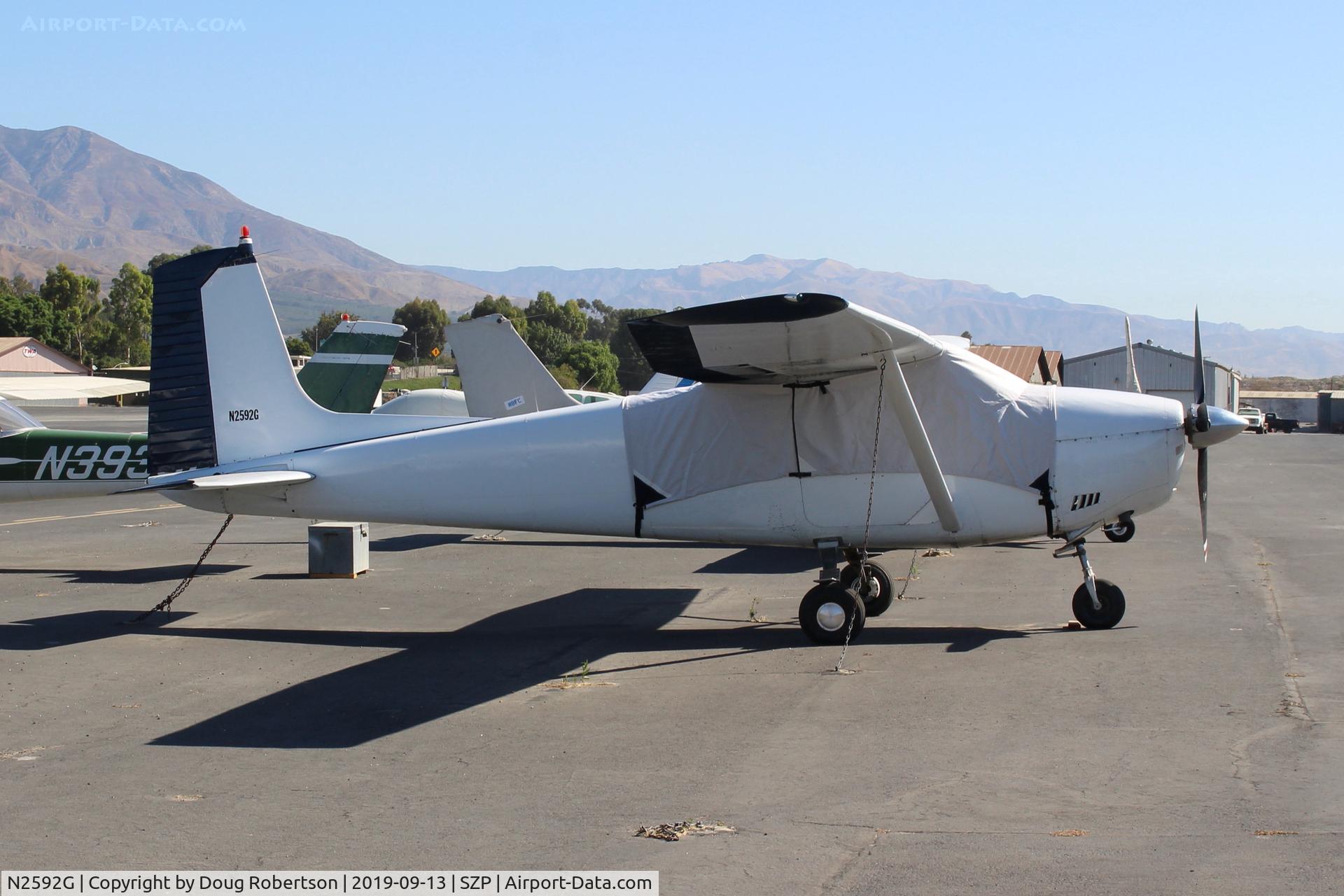 N2592G, 1959 Cessna 182B Skylane C/N 51892, 1959 Cessna 182B SKYLANE, Continental O-470 230 Hp, on Transient Ramp