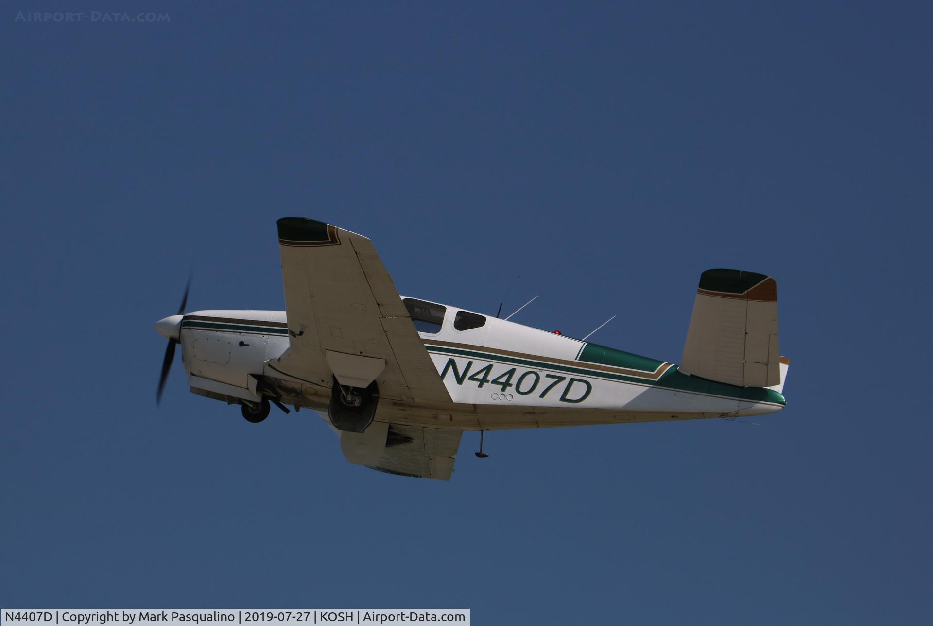 N4407D, 1956 Beech G35 Bonanza C/N D-4537, Beech G35