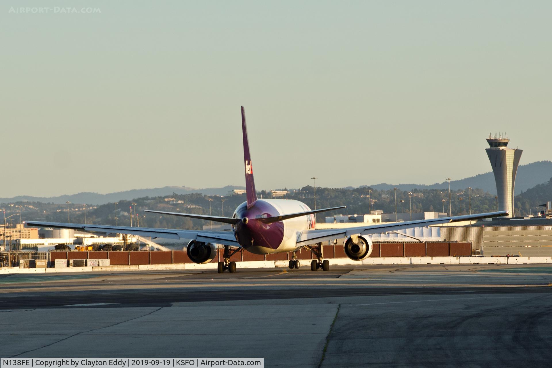 N138FE, 2016 Boeing 767-3S2F/ER C/N 43723, SFO 2019.