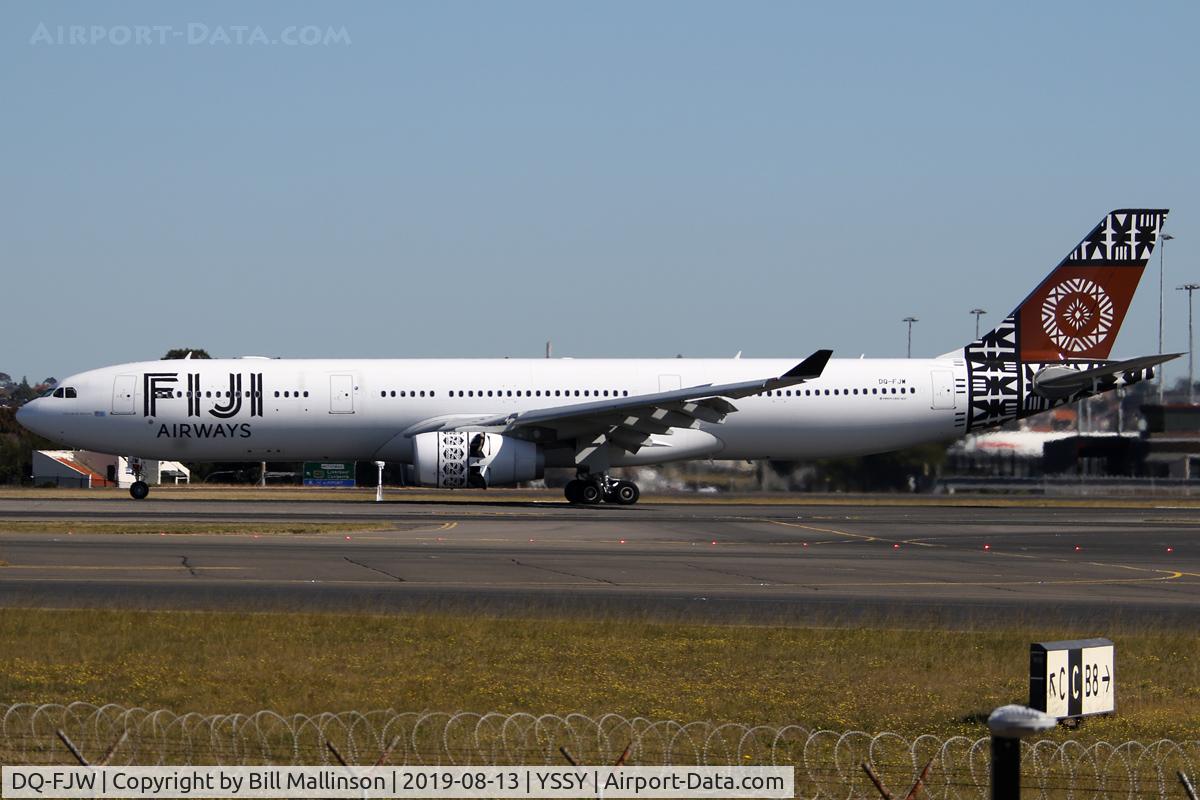 DQ-FJW, 2015 Airbus A330-343 C/N 1692, FJ911 from NAN