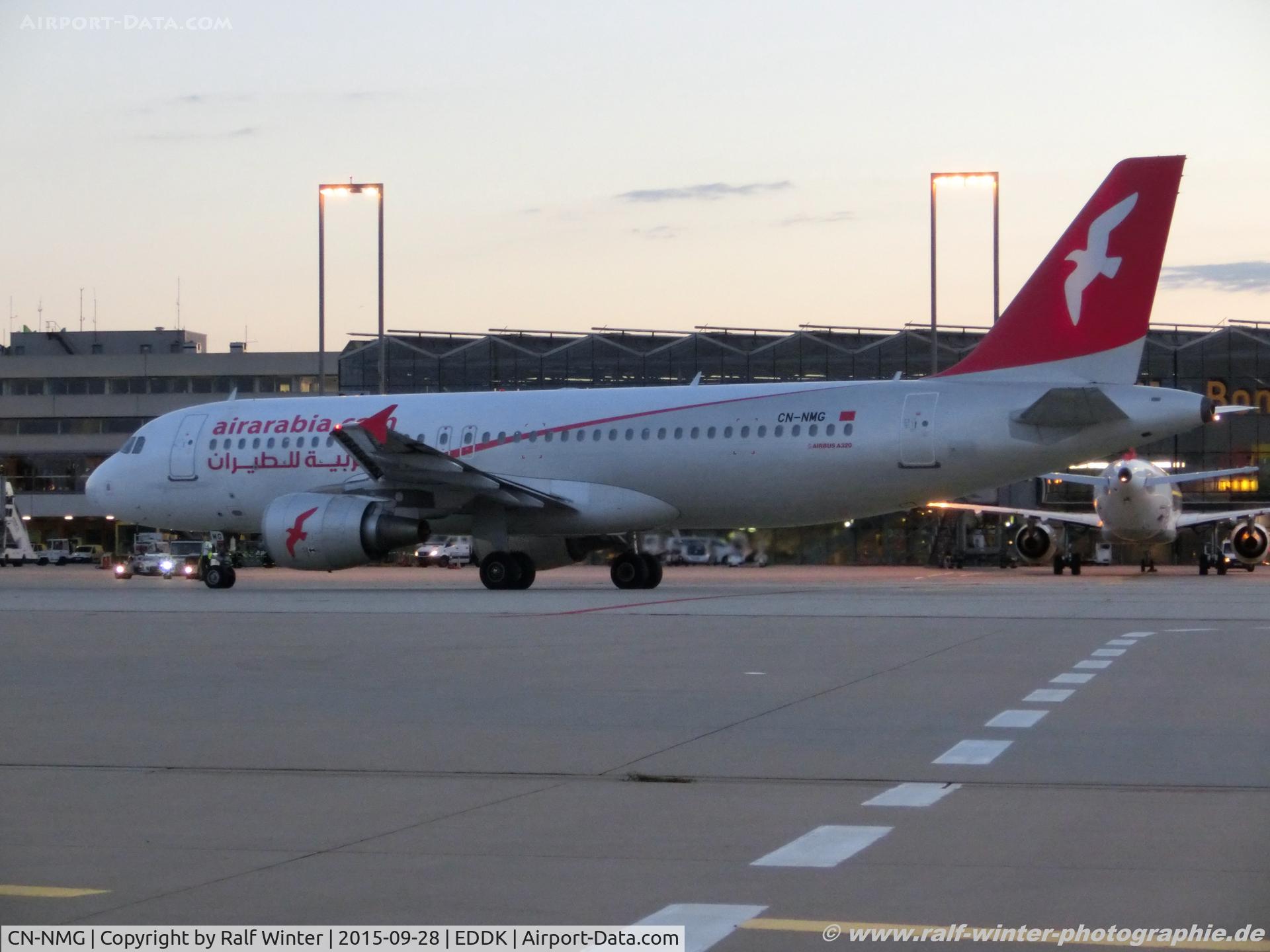 CN-NMG, 2011 Airbus A320-214 C/N 4568, Airbus A320-214 - 3O MAC Air Arabia Maroc - 4568 - CN-NMG - 28.09.2015 - CGN