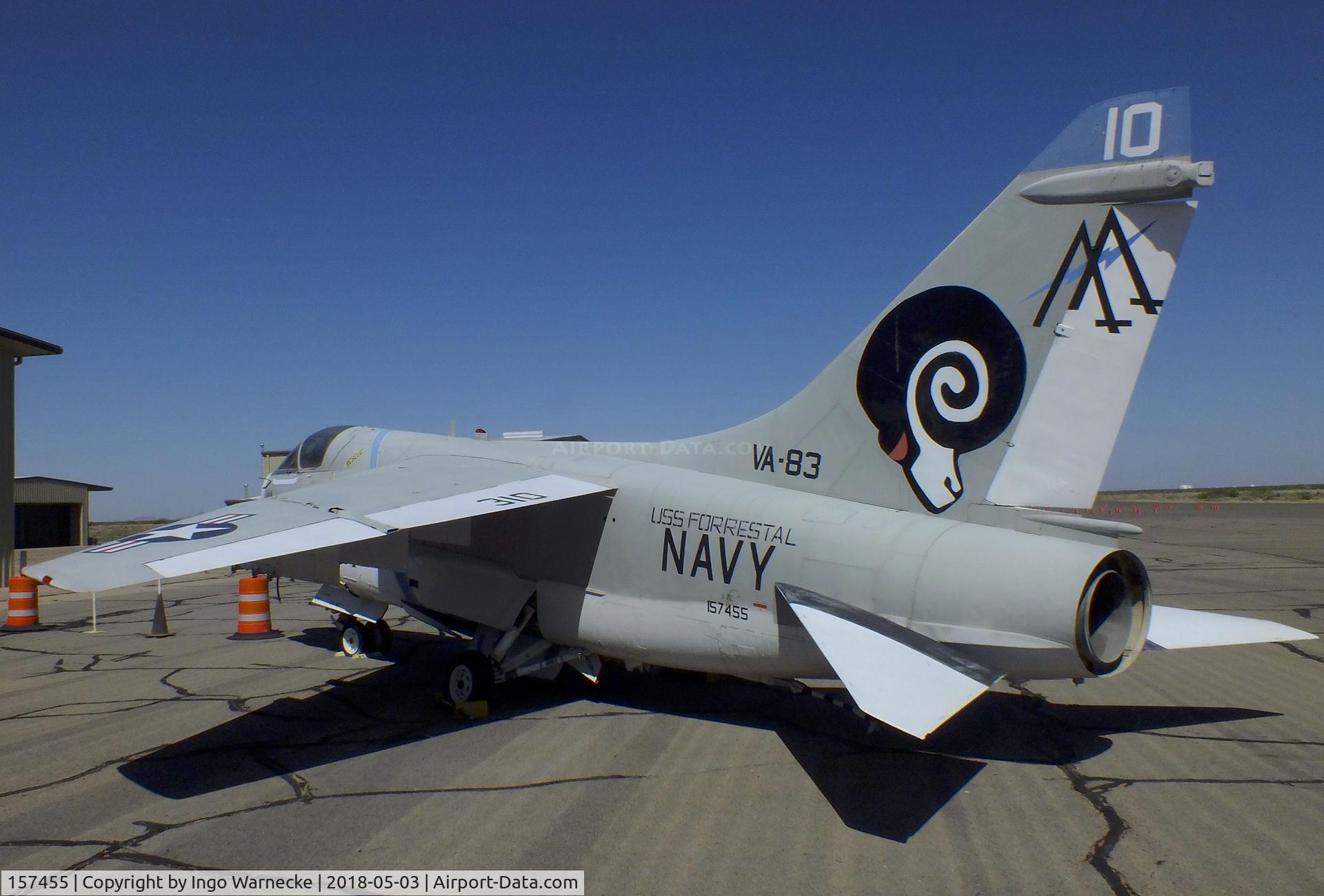 157455, LTV A-7E Corsair II C/N E-178, LTV A-7E Corsair II at the War Eagles Air Museum, Santa Teresa NM