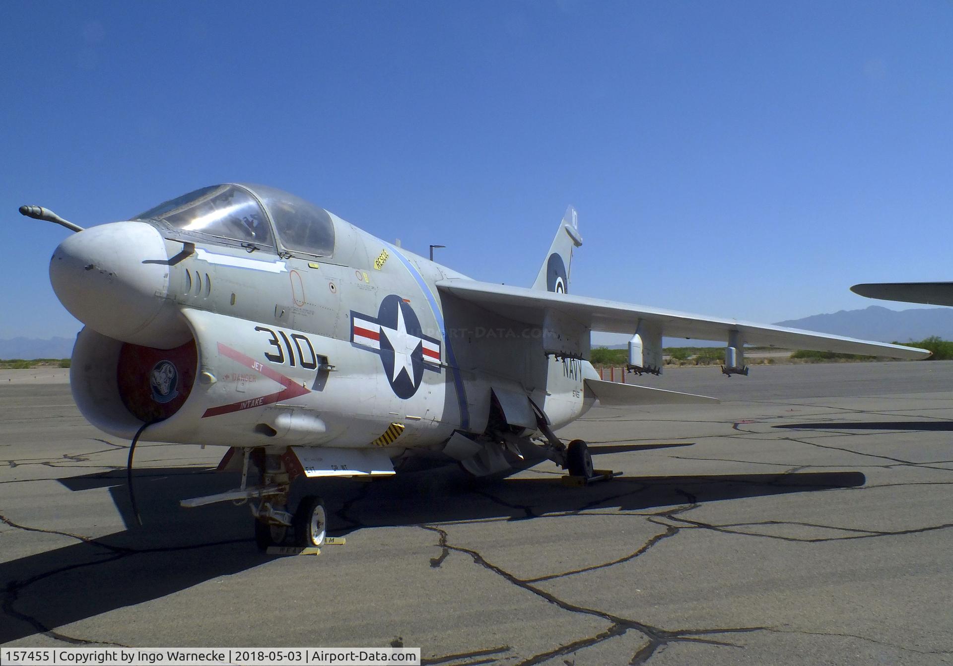 157455, LTV A-7E Corsair II C/N E-178, LTV A-7E Corsair II at the War Eagles Air Museum, Santa Teresa NM