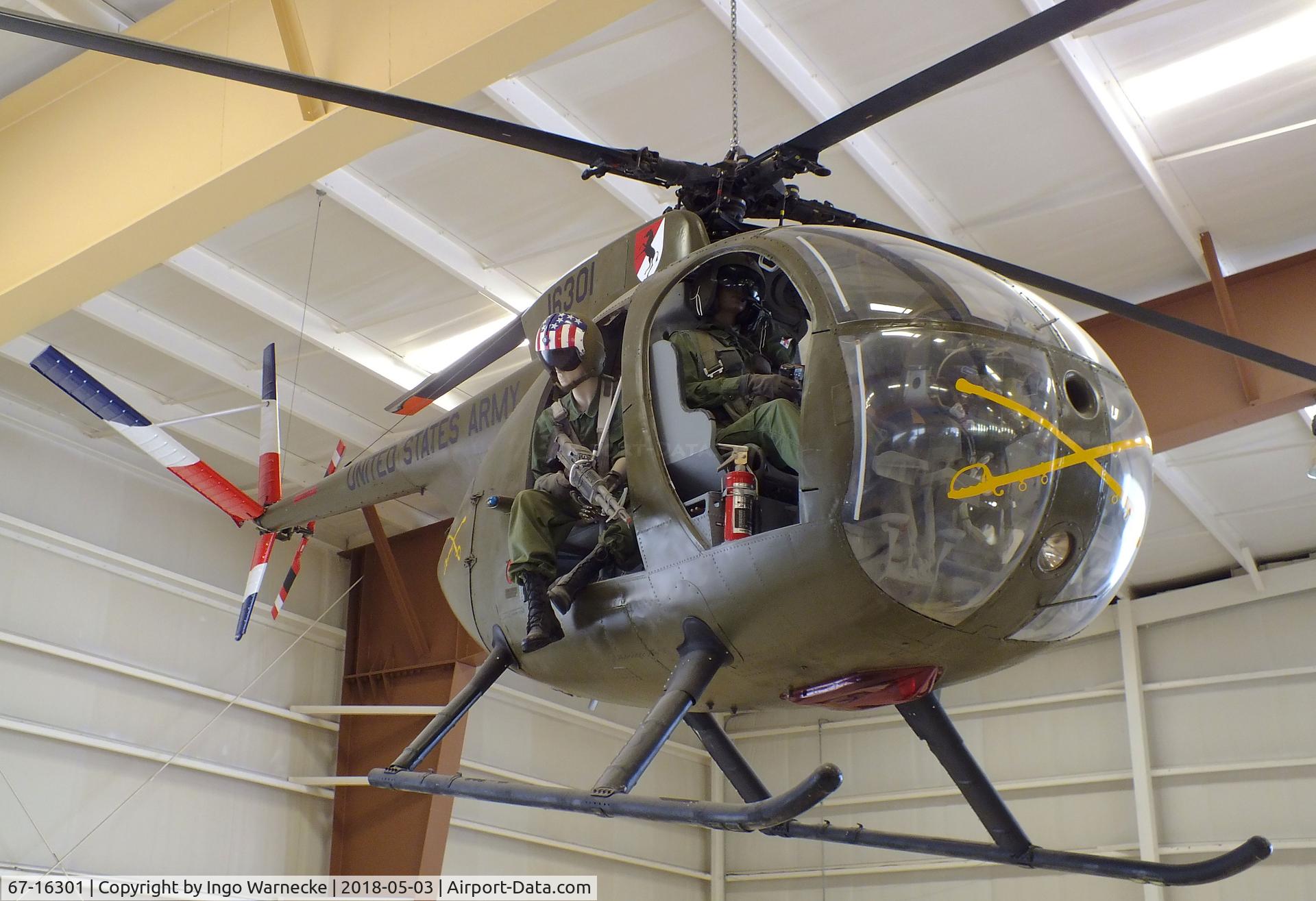 67-16301, 1967 Hughes OH-6A Cayuse C/N 0686, Hughes OH-6A Cayuse at the War Eagles Air Museum, Santa Teresa NM