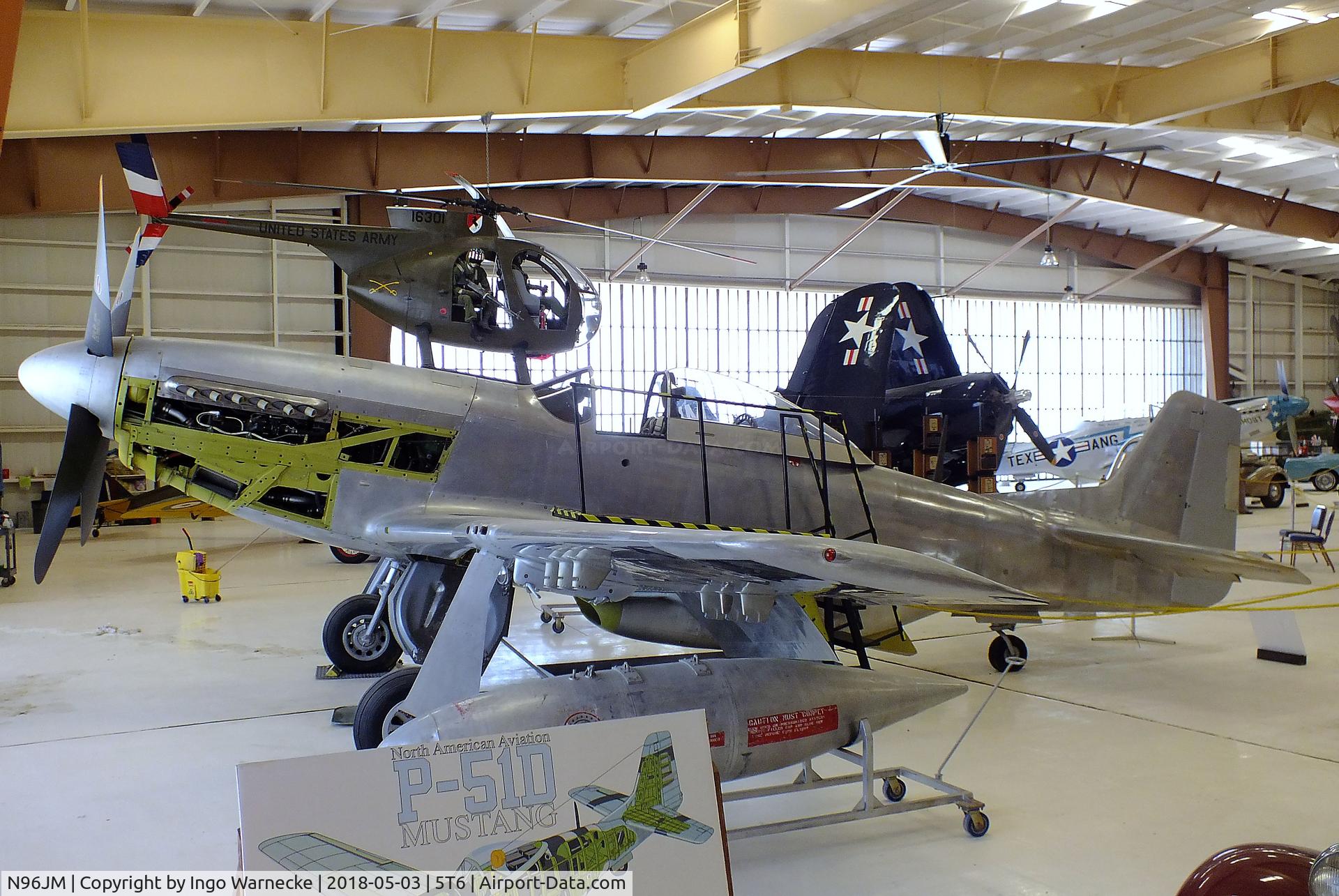 N96JM, North American P-51D Mustang C/N 44-75024J, North American P-51D Mustang at the War Eagles Air Museum, Santa Teresa NM