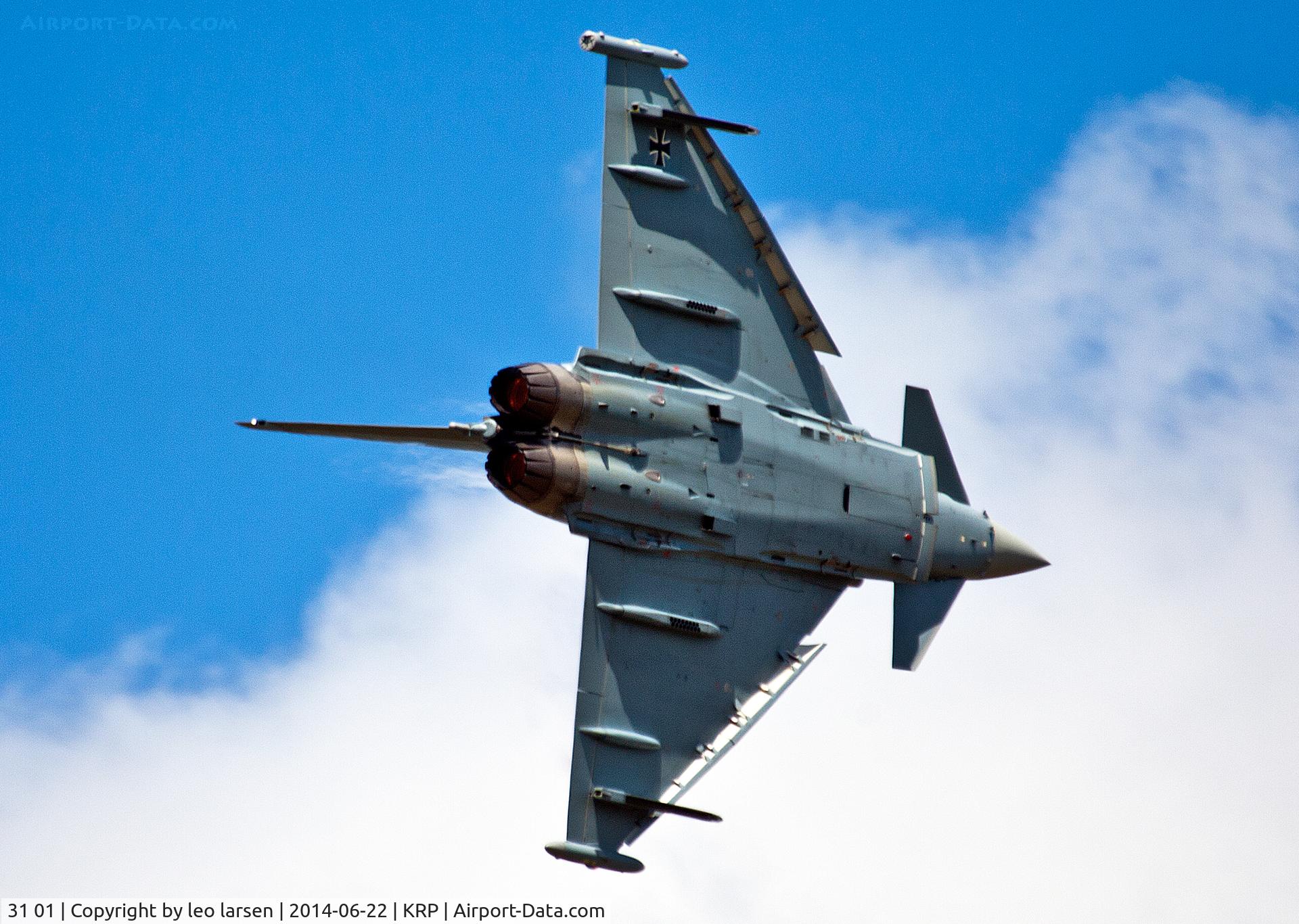 31 01, Eurofighter EF-2000 Typhoon S C/N GS078, Karup Air Show 22.6.2014