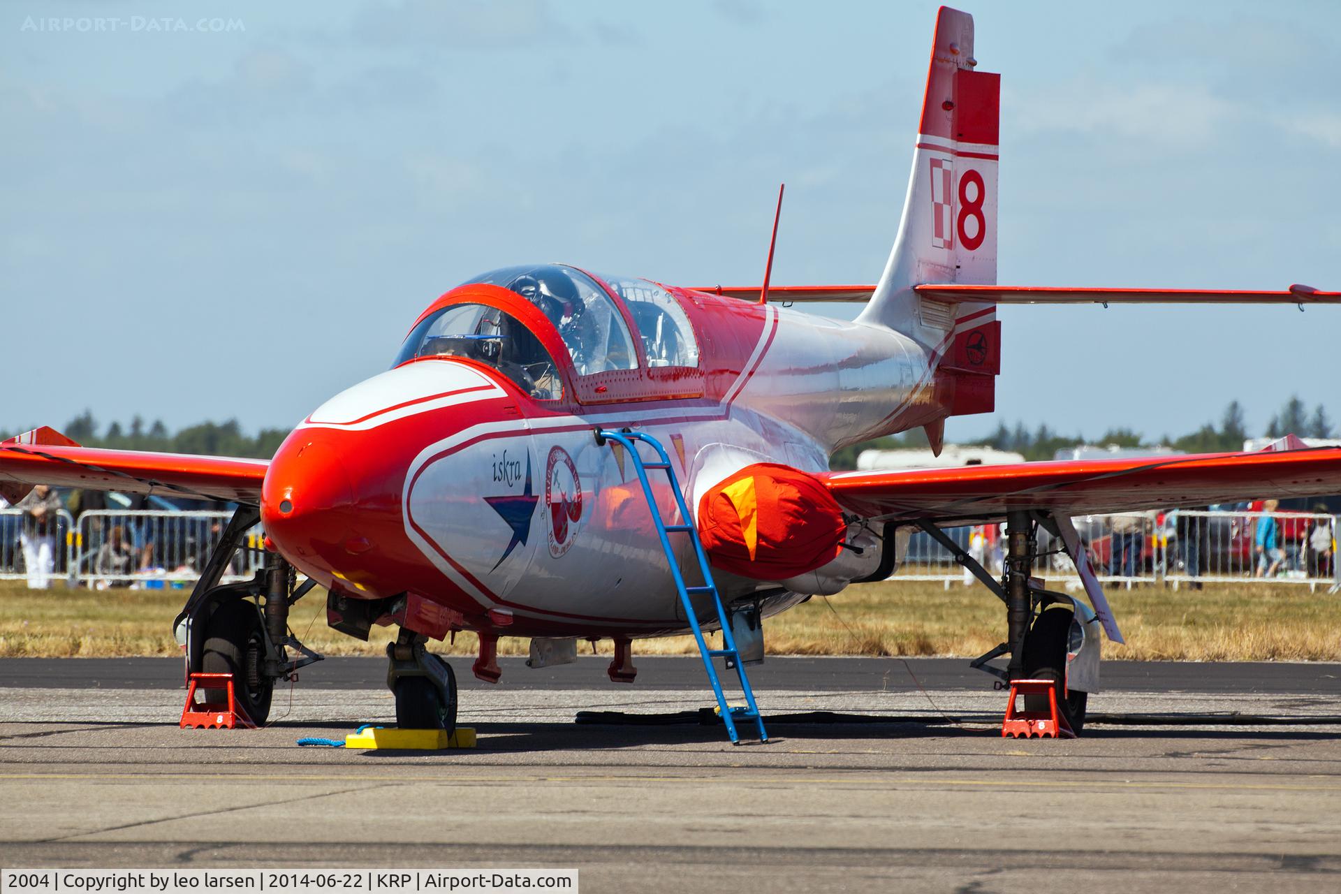 2004, PZL-Mielec TS-11 Iskra bis DF C/N 3H-2004, Karup Air Show 22.6.2014