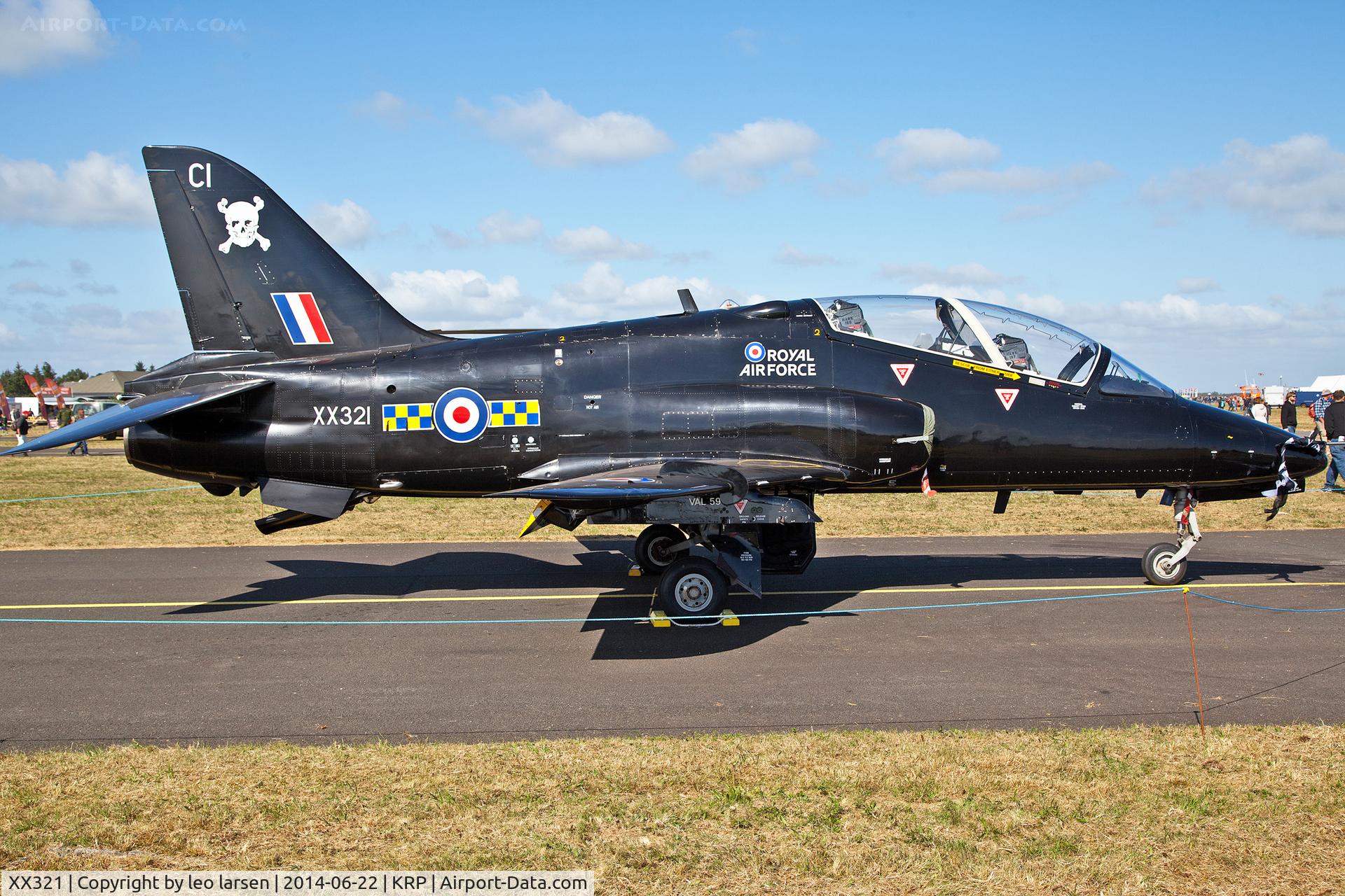 XX321, 1980 Hawker Siddeley Hawk T.1A C/N 164/312146, Karup Air Show 22.6.2014