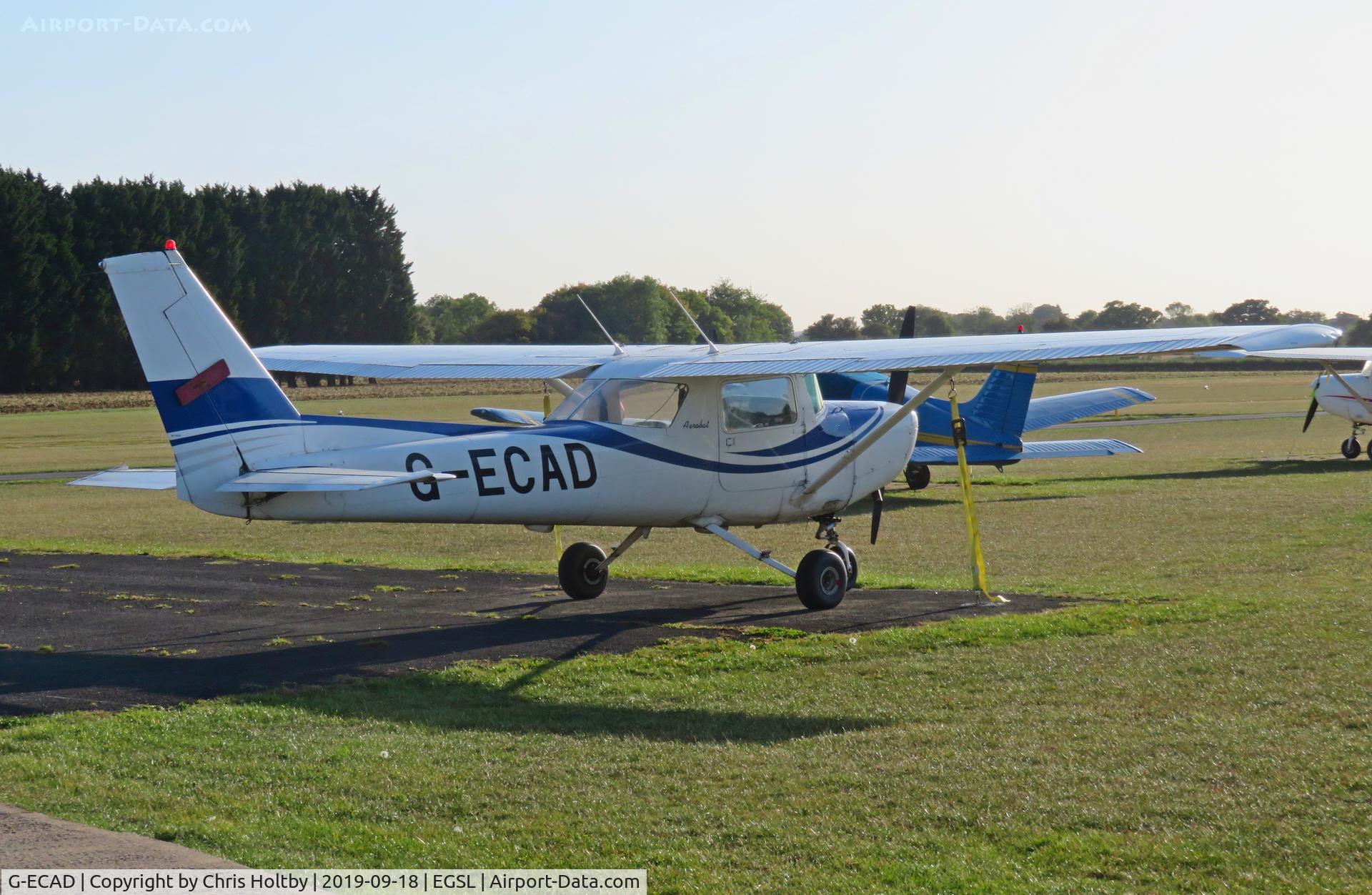 G-ECAD, 1980 Reims FA152 Aerobat C/N 0369, Parked and based at Andrewsfield