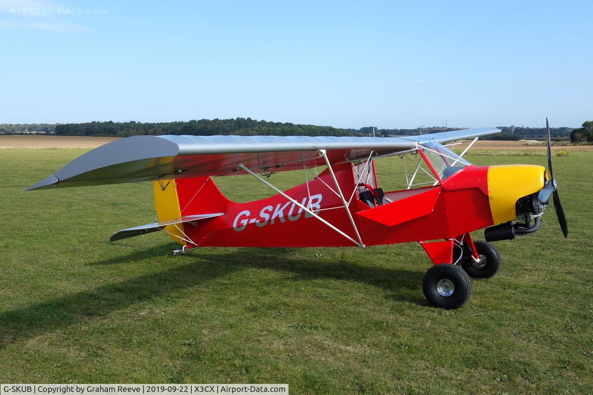 G-SKUB, 2019 The Light Aircraft Company Sherwood KUB C/N TLAC-3-002, Parked at Northrepps.