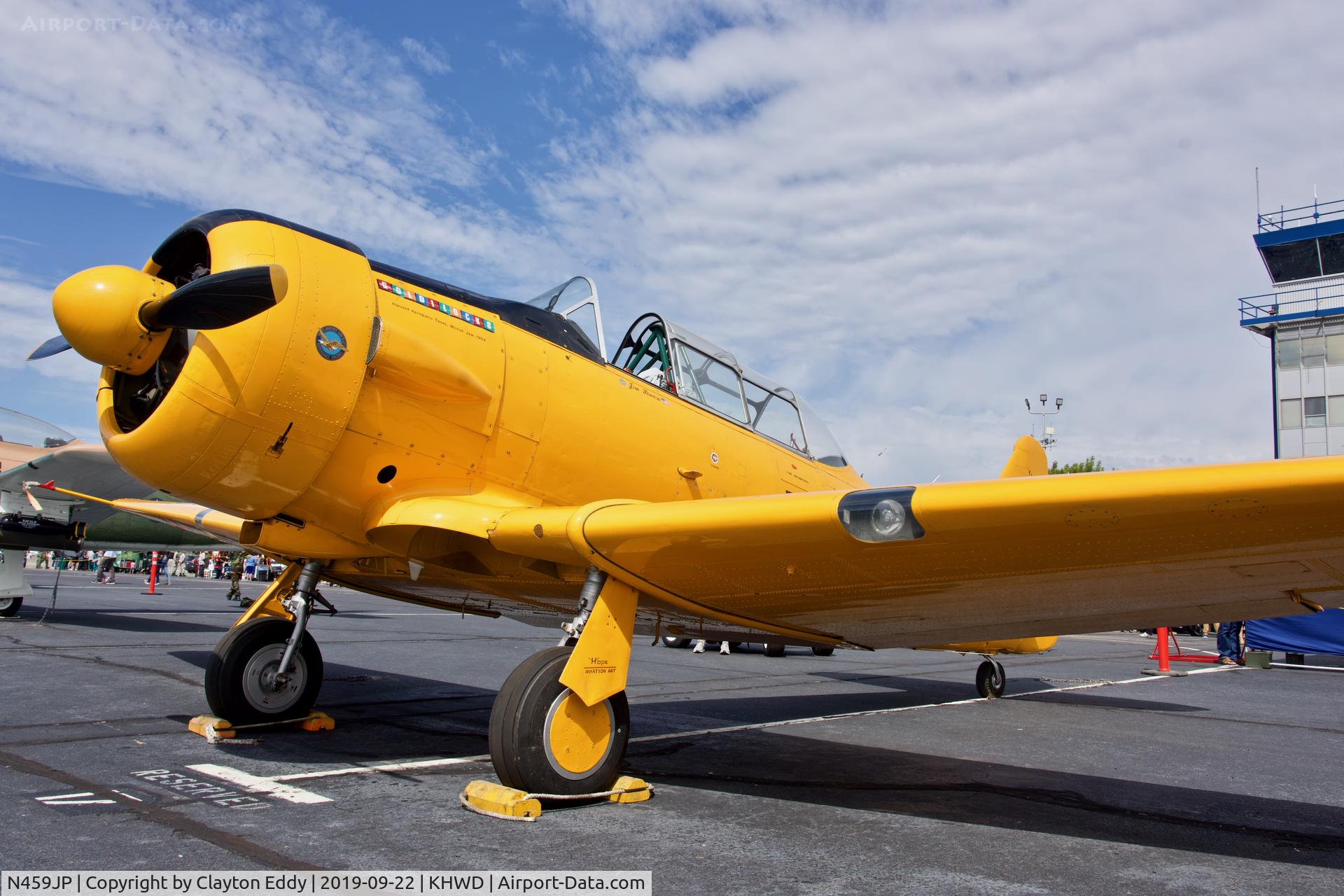 N459JP, 1952 North American Harvard 4 C/N 20459, Hayward Airport Open House California 2019.