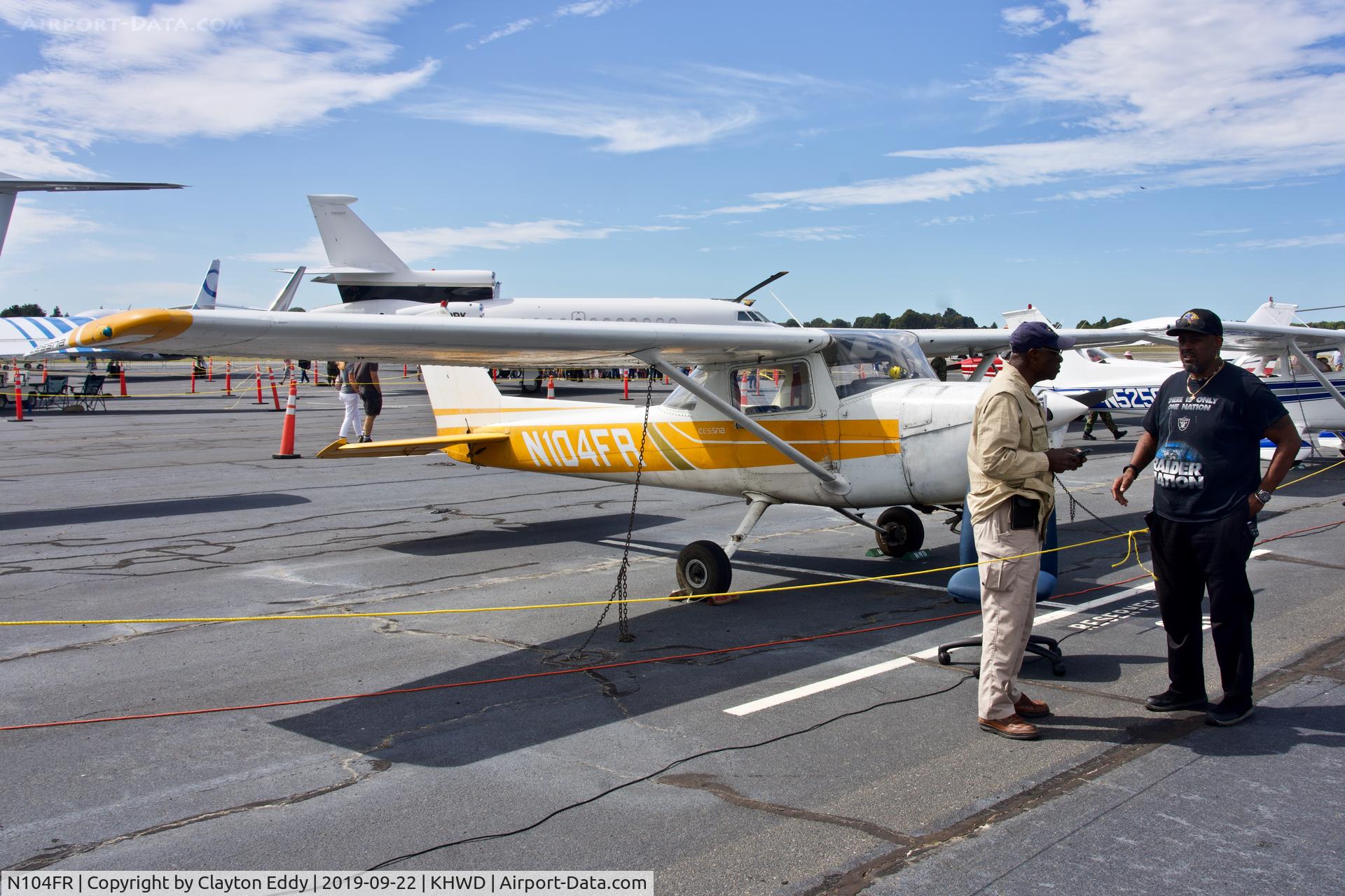 N104FR, 1974 Cessna 150L C/N 15075700, Hayward Airport Open House California 2019.