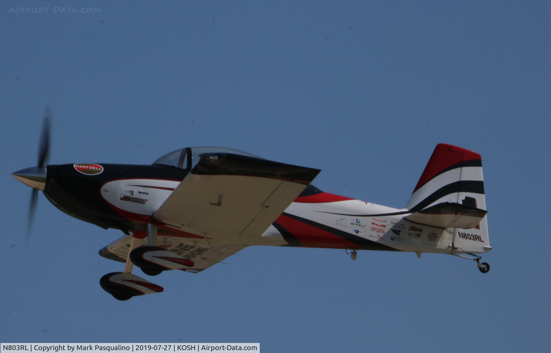 N803RL, 2018 Vans RV- 8 C/N 83478, Vans RV-8