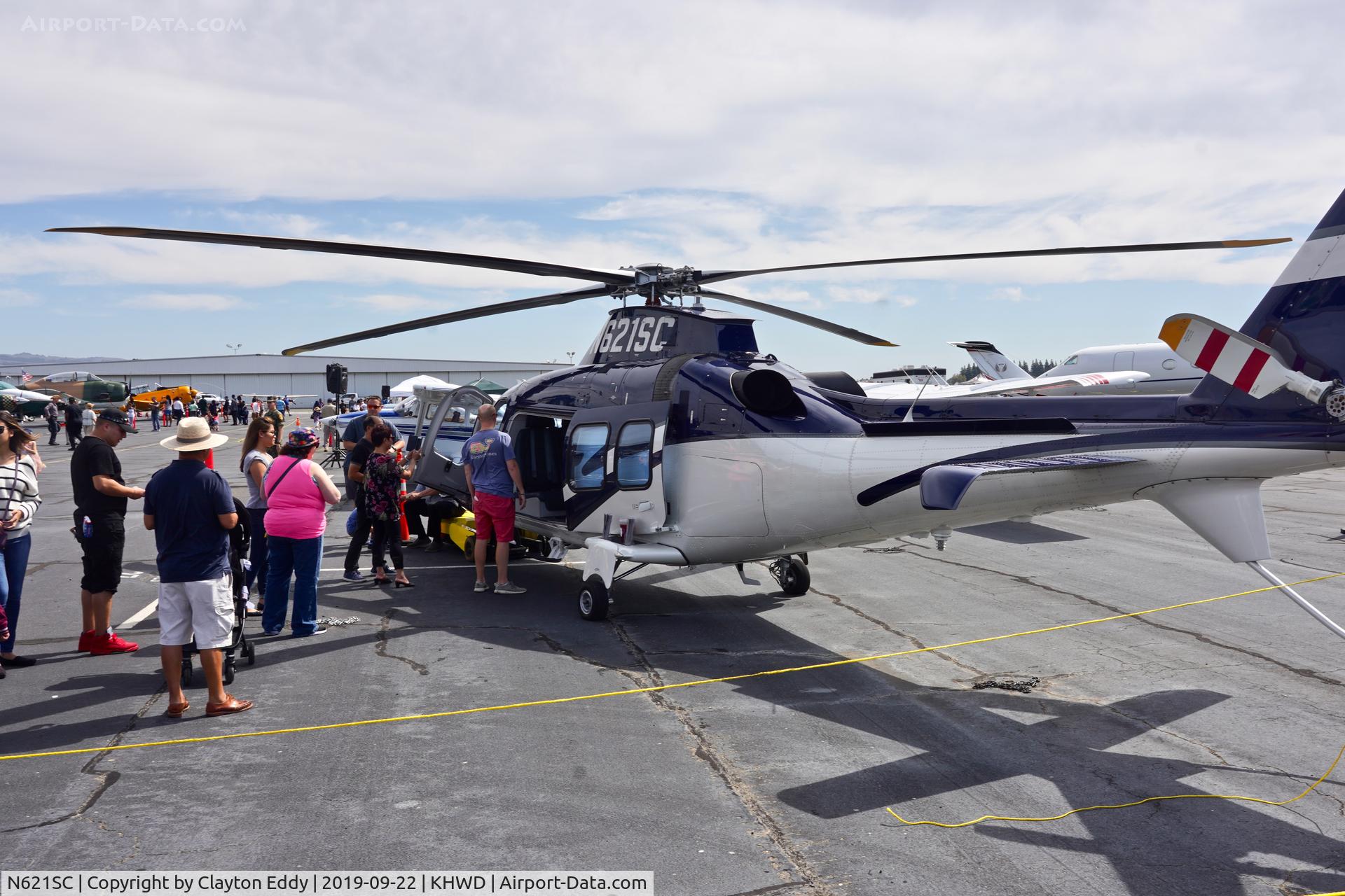 N621SC, 2008 Agusta A-109S C/N 22078, Hayward Airport Open House. California 2019.