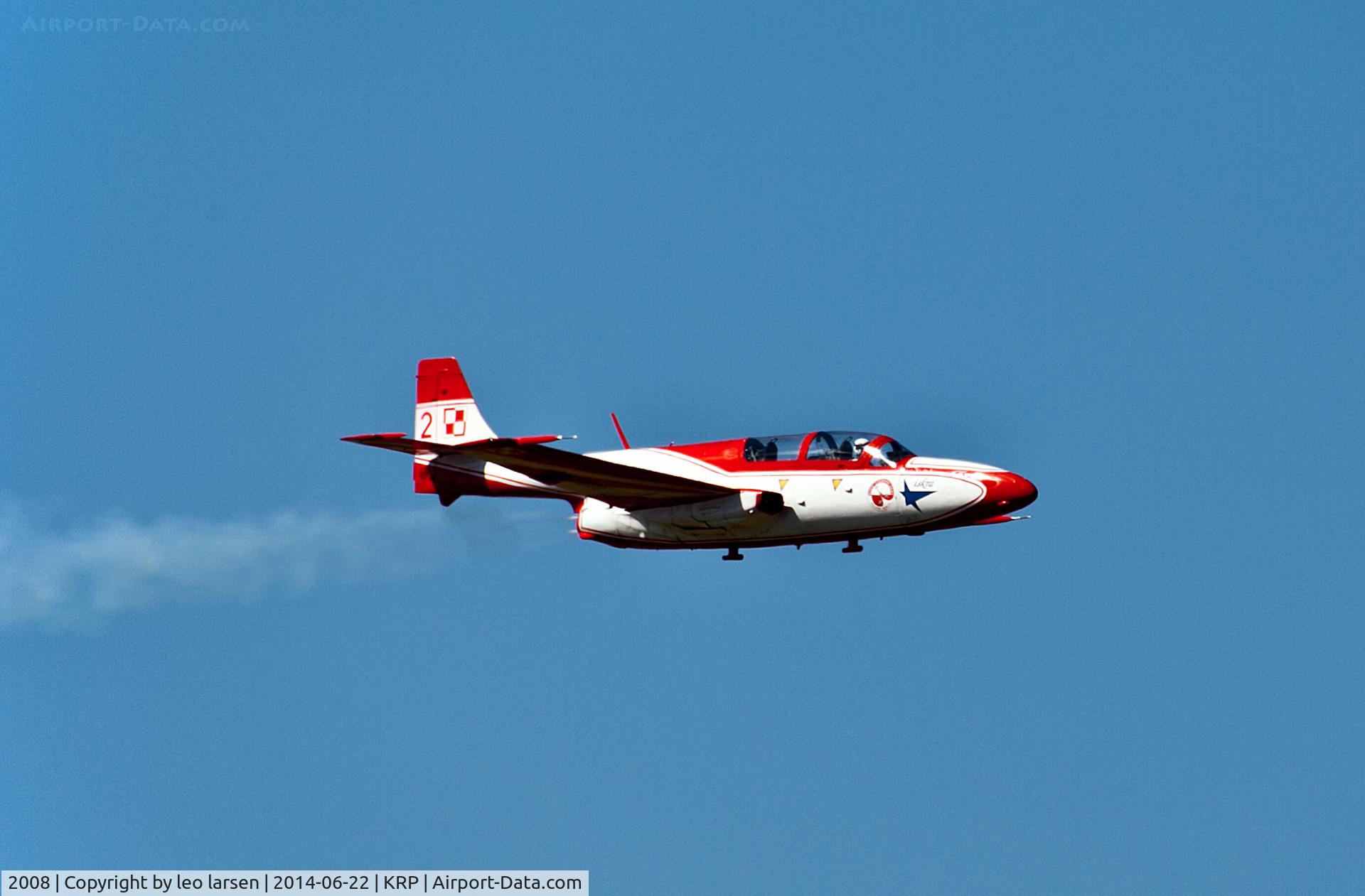 2008, PZL-Mielec TS-11 Iskra bis DF C/N 3H-2008, Karup Air Show 22.6.2014