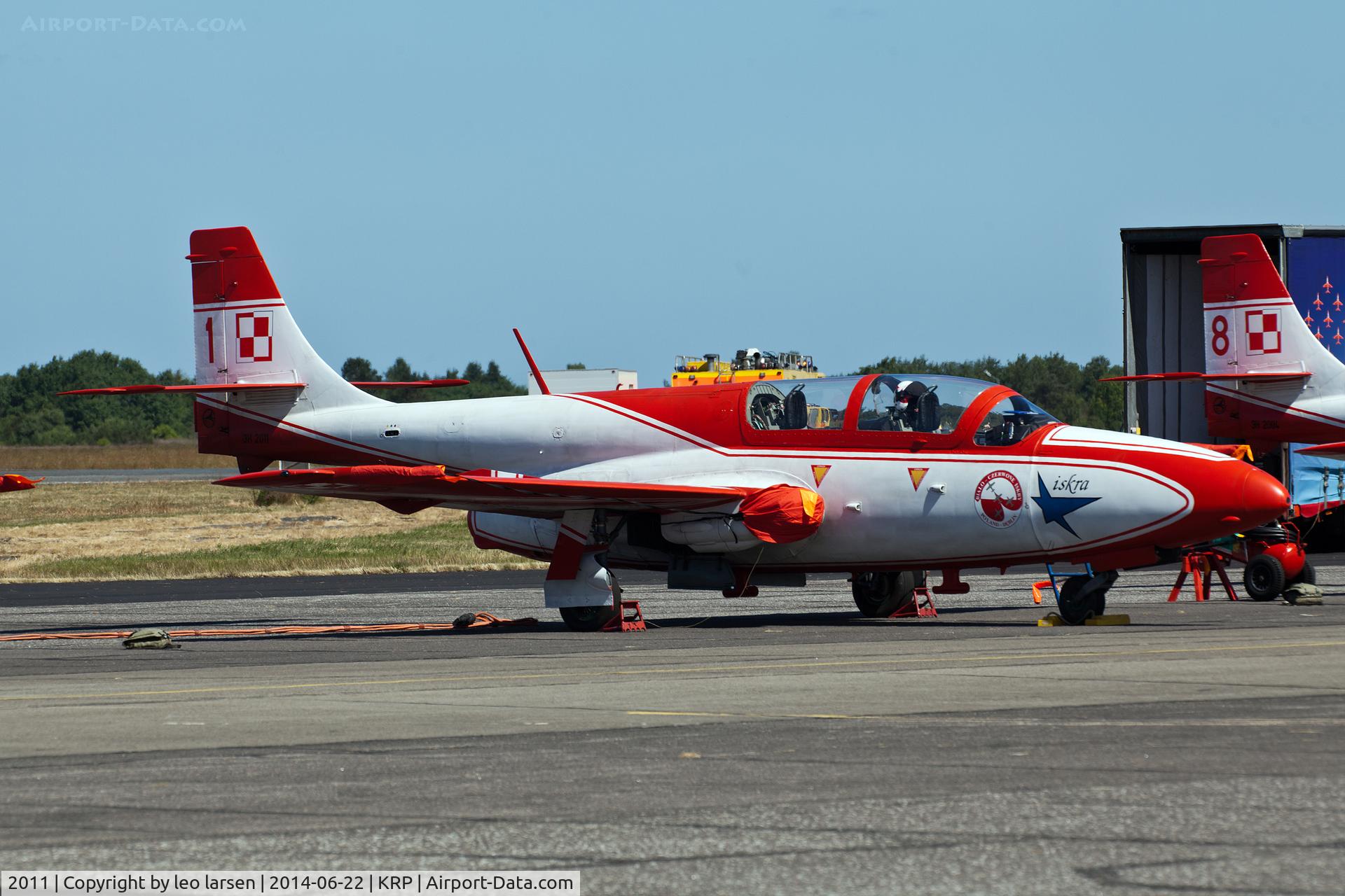 2011, PZL-Mielec TS-11 Iskra bis DF C/N 3H-2011, Karup Air Show 22.6.2014