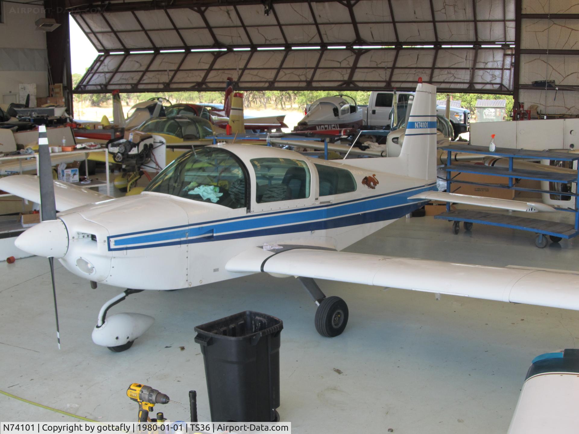 N74101, 1975 Grumman American AA-5B Tiger C/N AA5B-0137, August 2019 at FletchAir